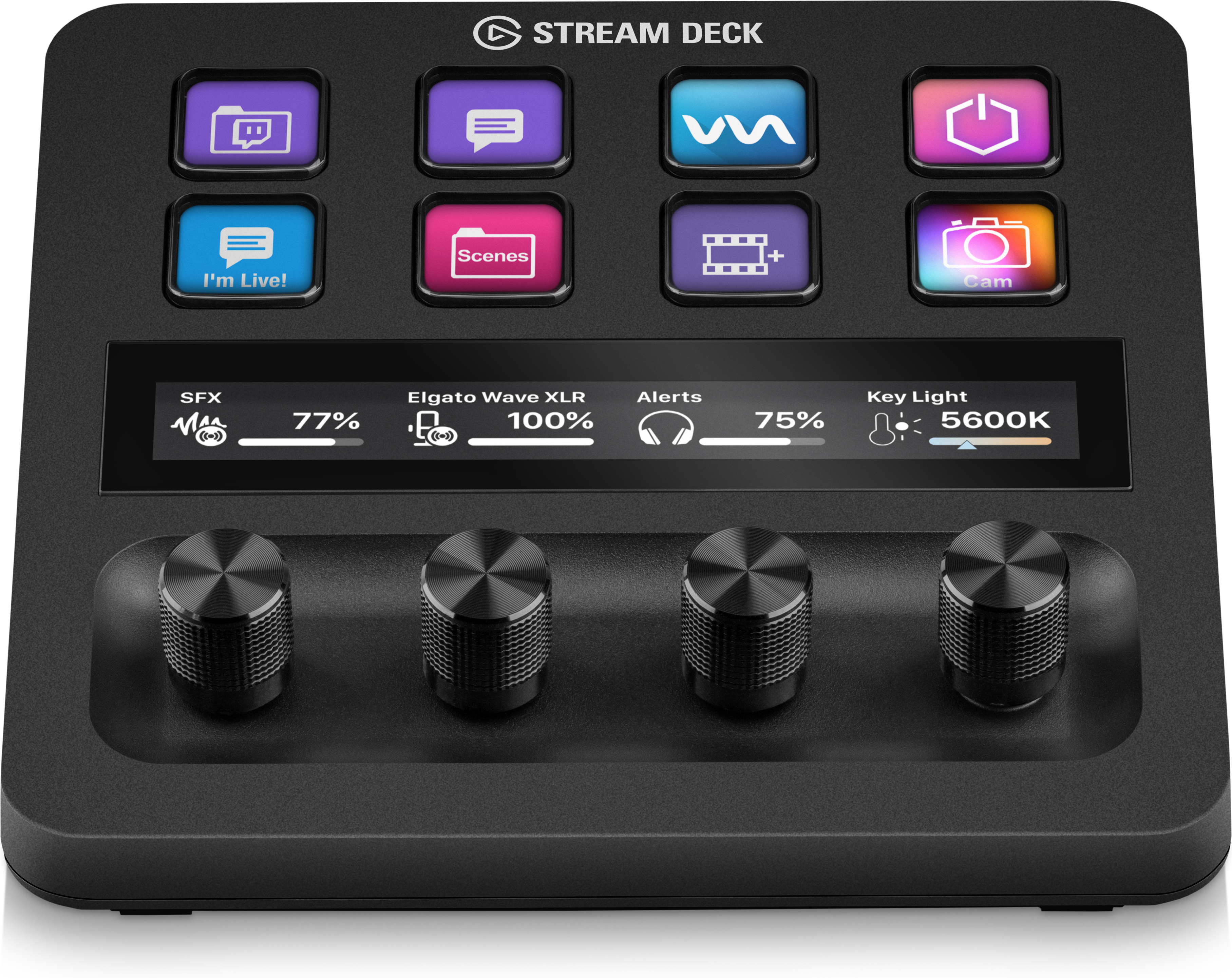 Elgato Stream Deck + -kontrolleri