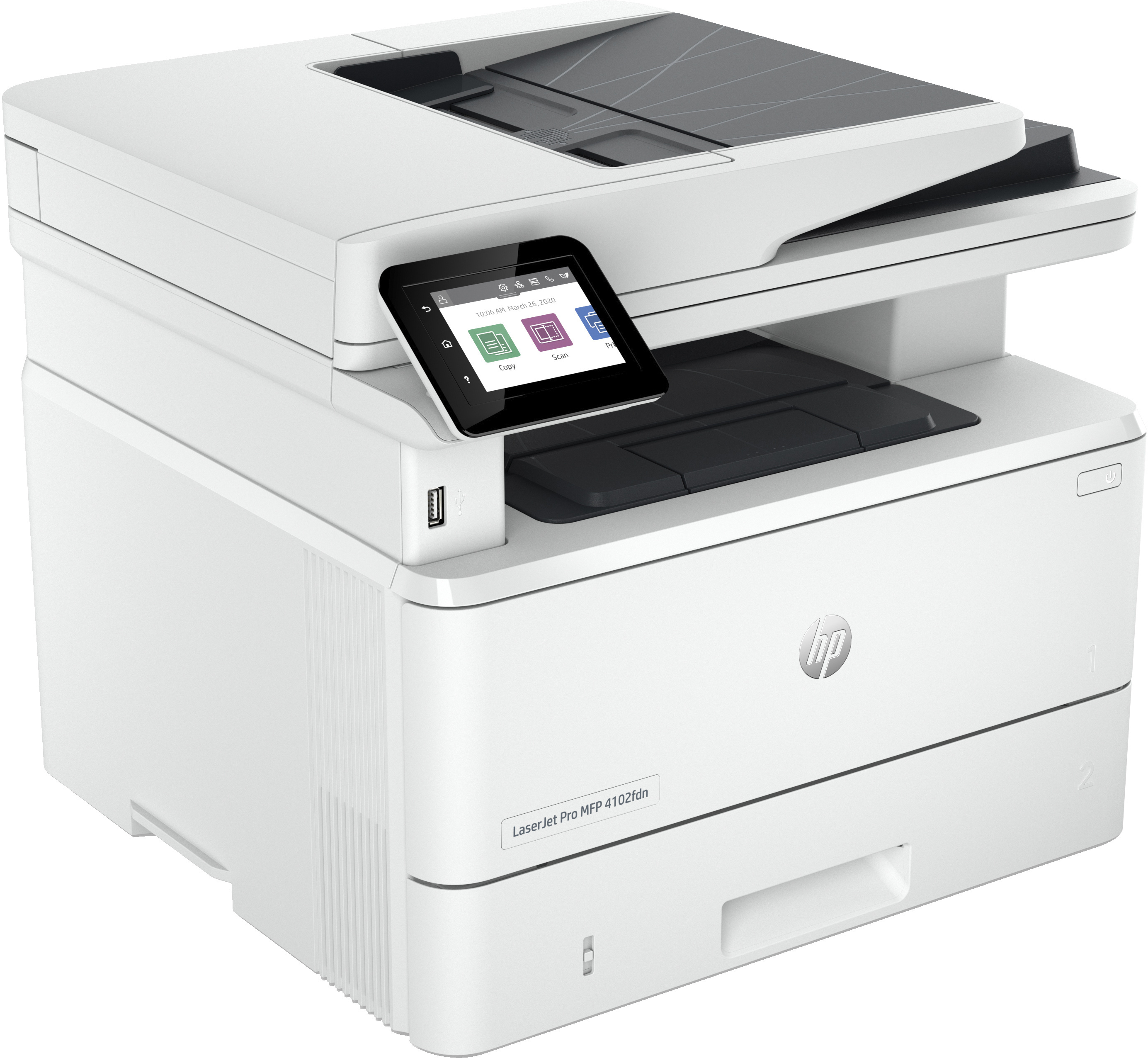 HP LaserJet Pro MFP 4102fdn -mustavalkomonitoimilaser