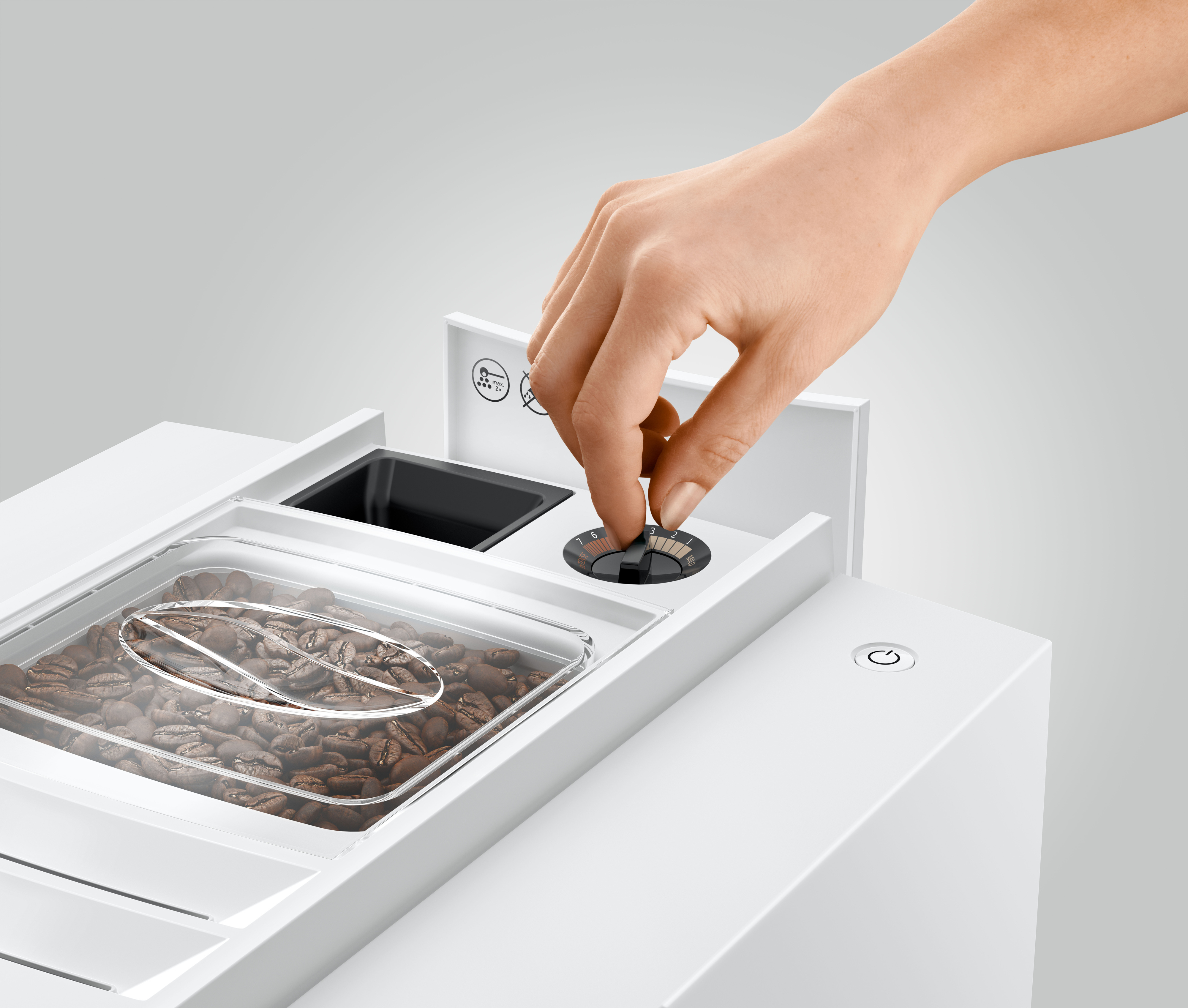 Jura E8 Piano White EC kahvikone