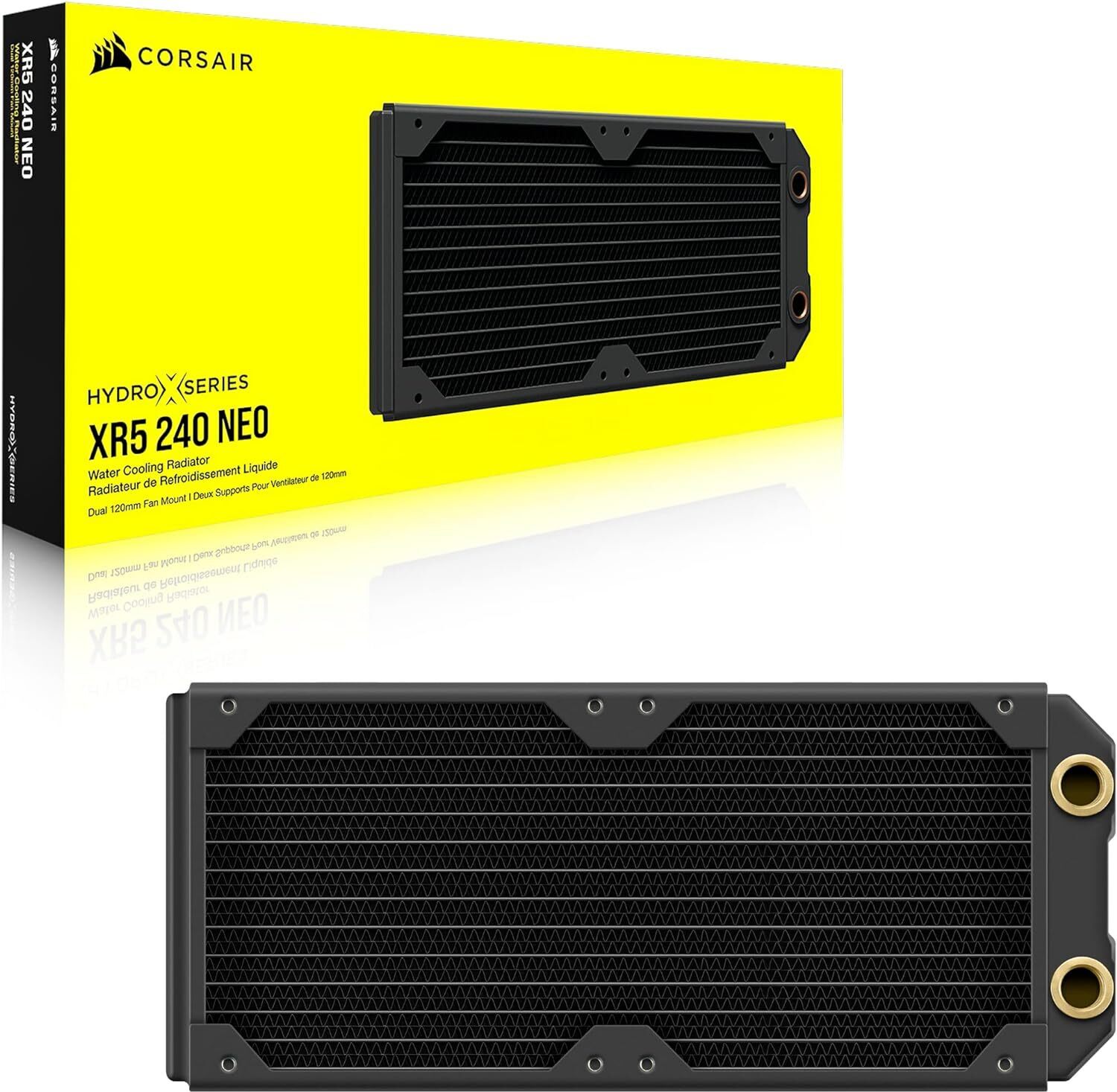 Corsair Hydro X Series Radiator XR5 NEO -jäähdytin, 240 mm
