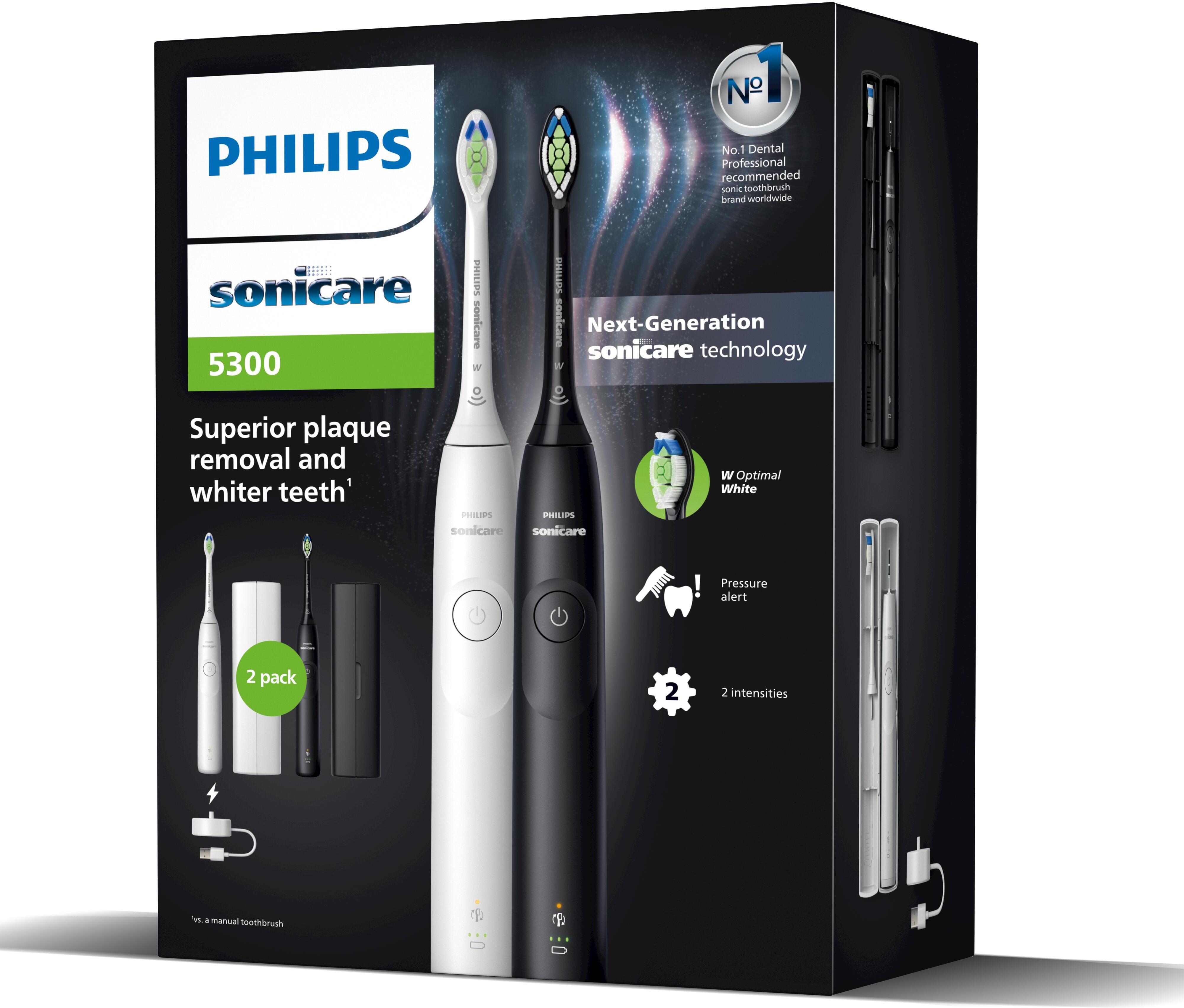 Philips HX7109/01 Sonicare Series 5300 sähköhammasharja, tuplarunko