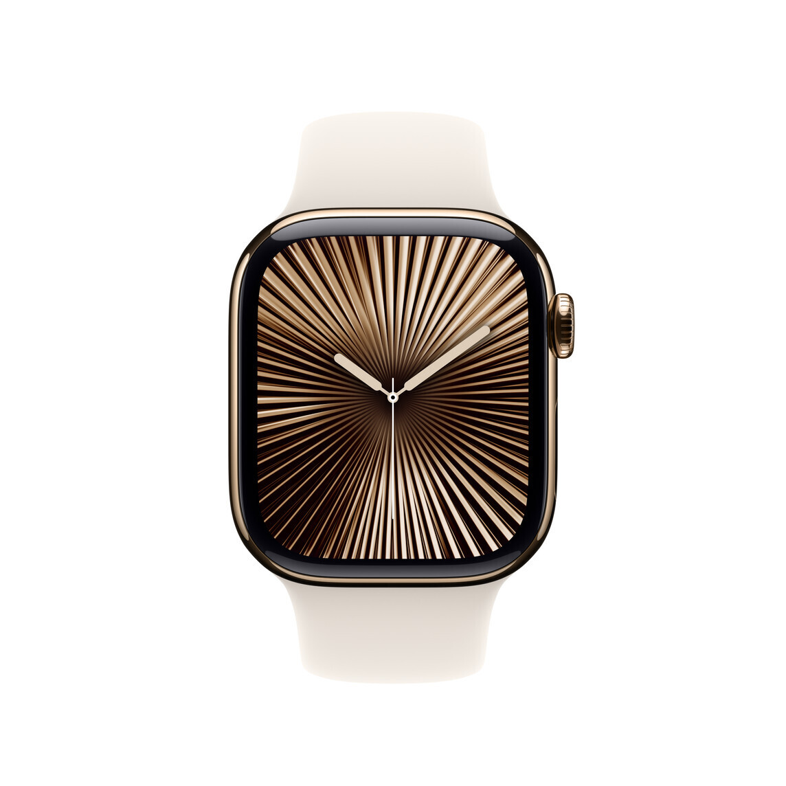 Apple Watch 42 mm tähtivalkea urheiluranneke, S/M