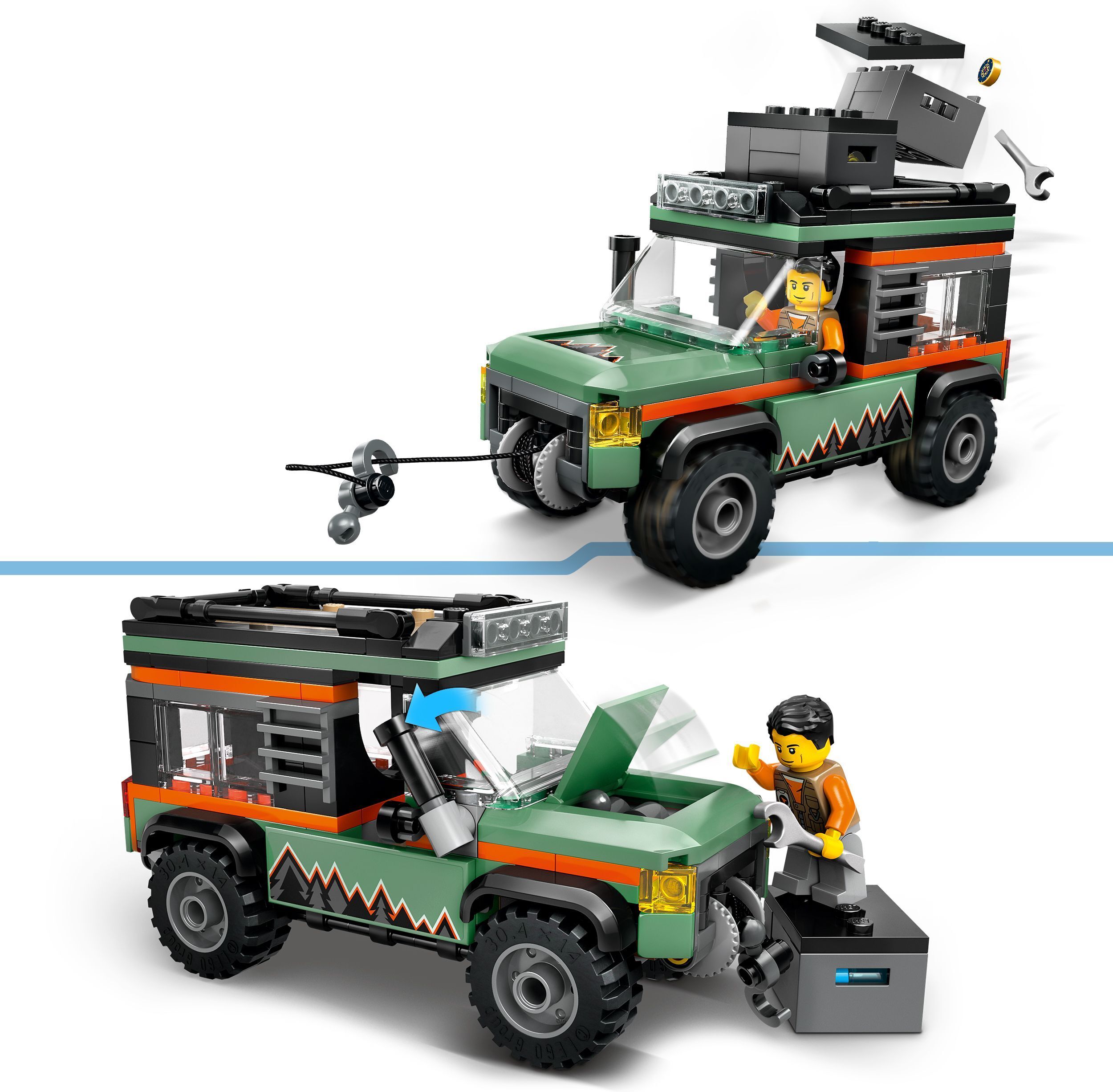 LEGO City 60447 – Nelivetoinen vuoristomaastoauto