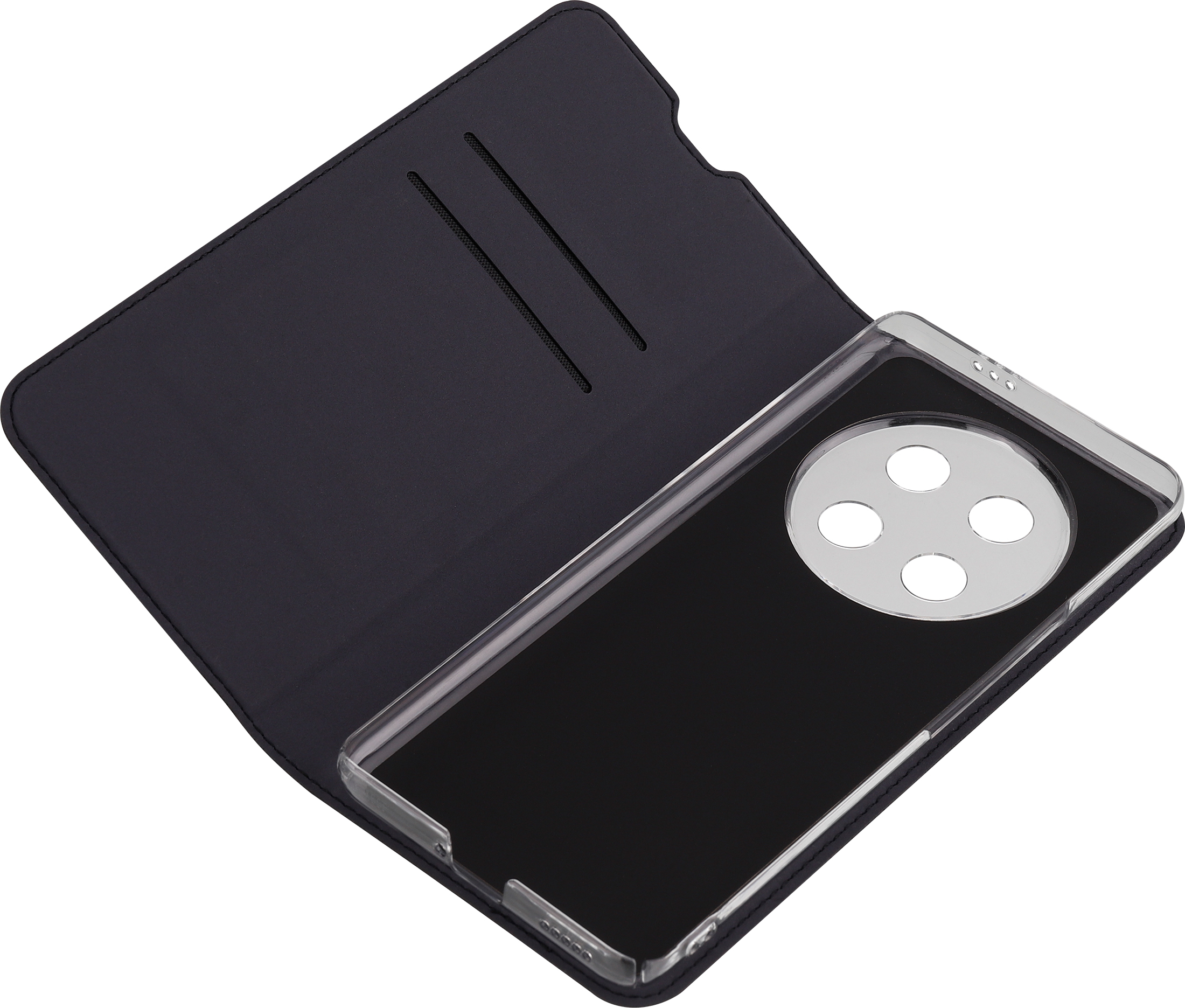 Fonekit Bookcase -suojakotelo, Honor Magic7 Lite, musta