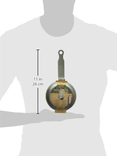 De Buyer Mineral B Element -blinipannu, hiiliteräs, 12 cm