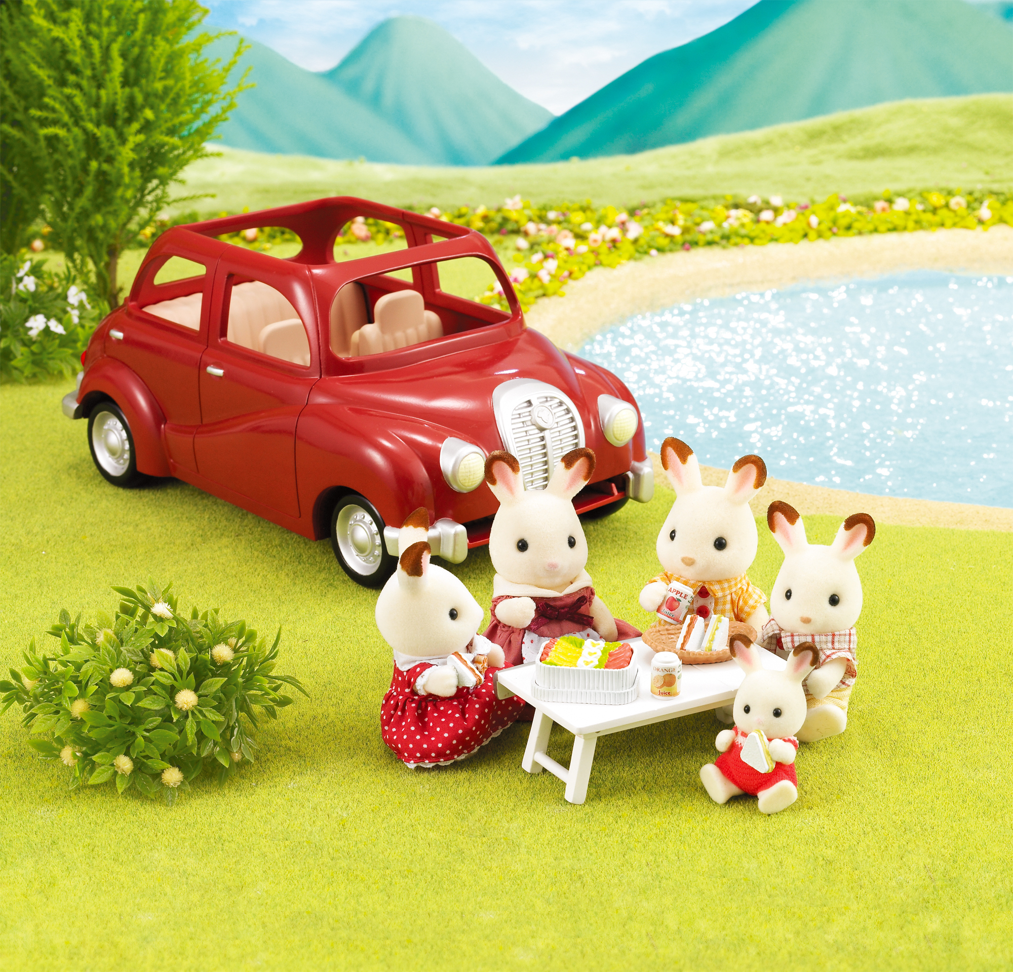 sylvanian families perheauto