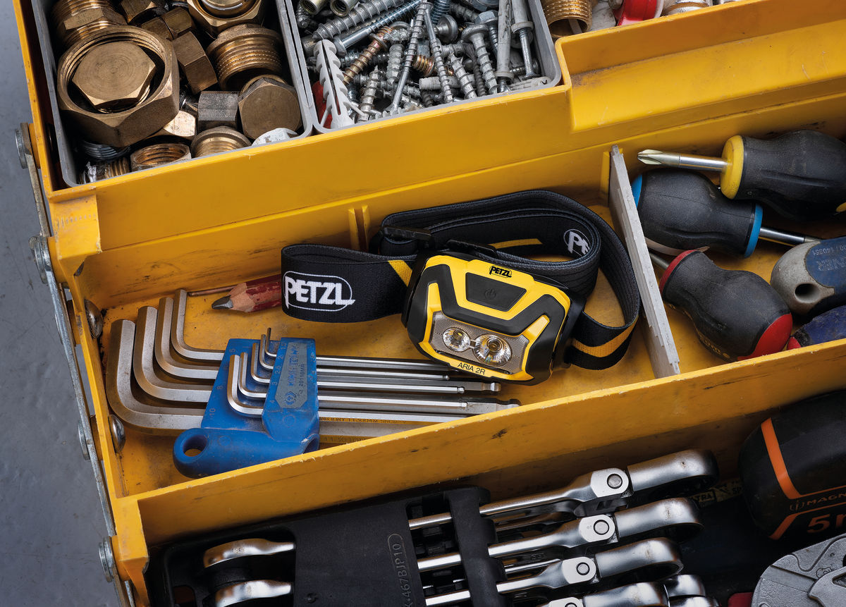 Petzl Aria 1 -otsalamppu, 350 lm
