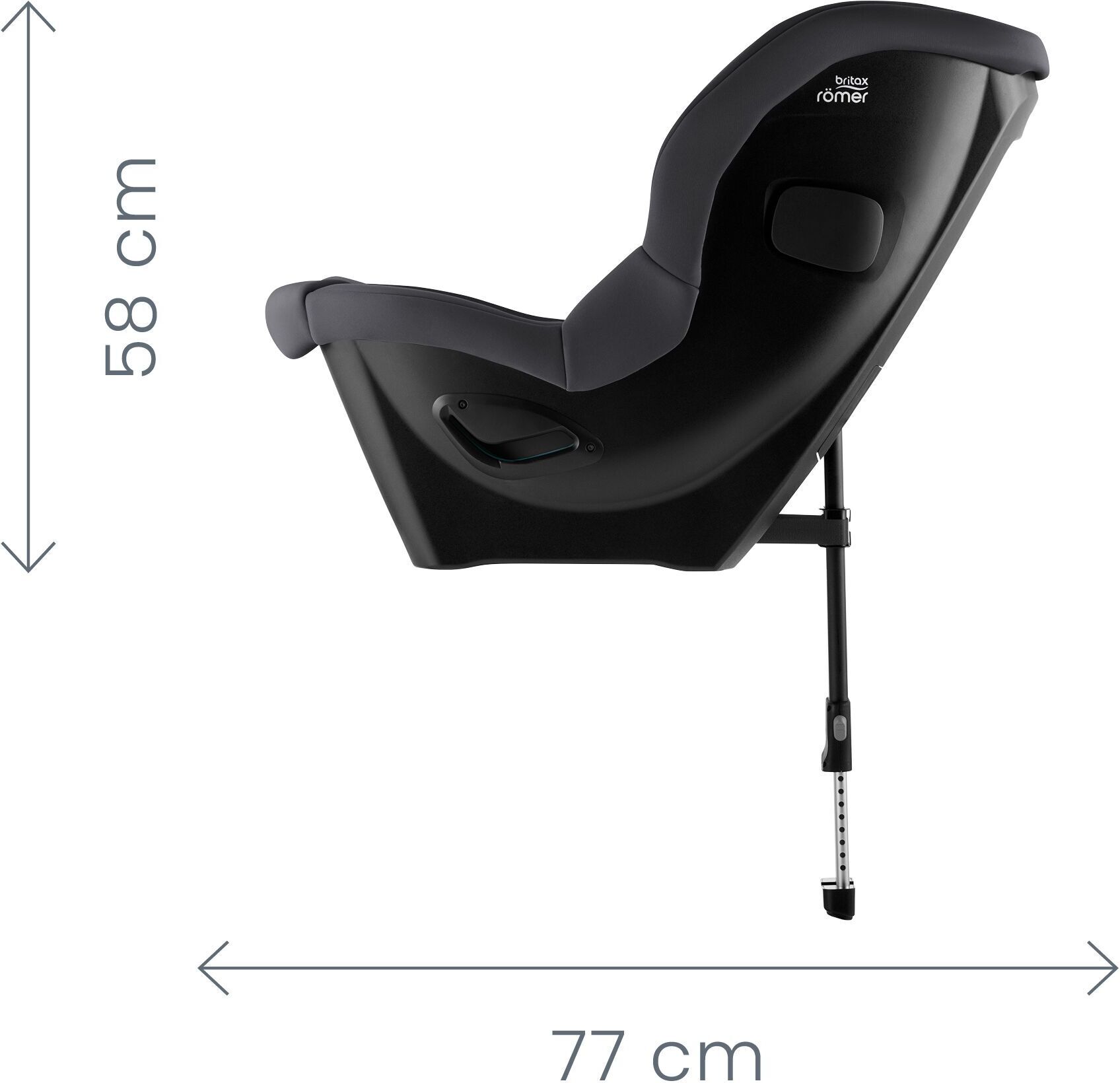 BRITAX RÖMER SAFE-WAY M -turvaistuin, 61 - 125 cm, Midnight Grey