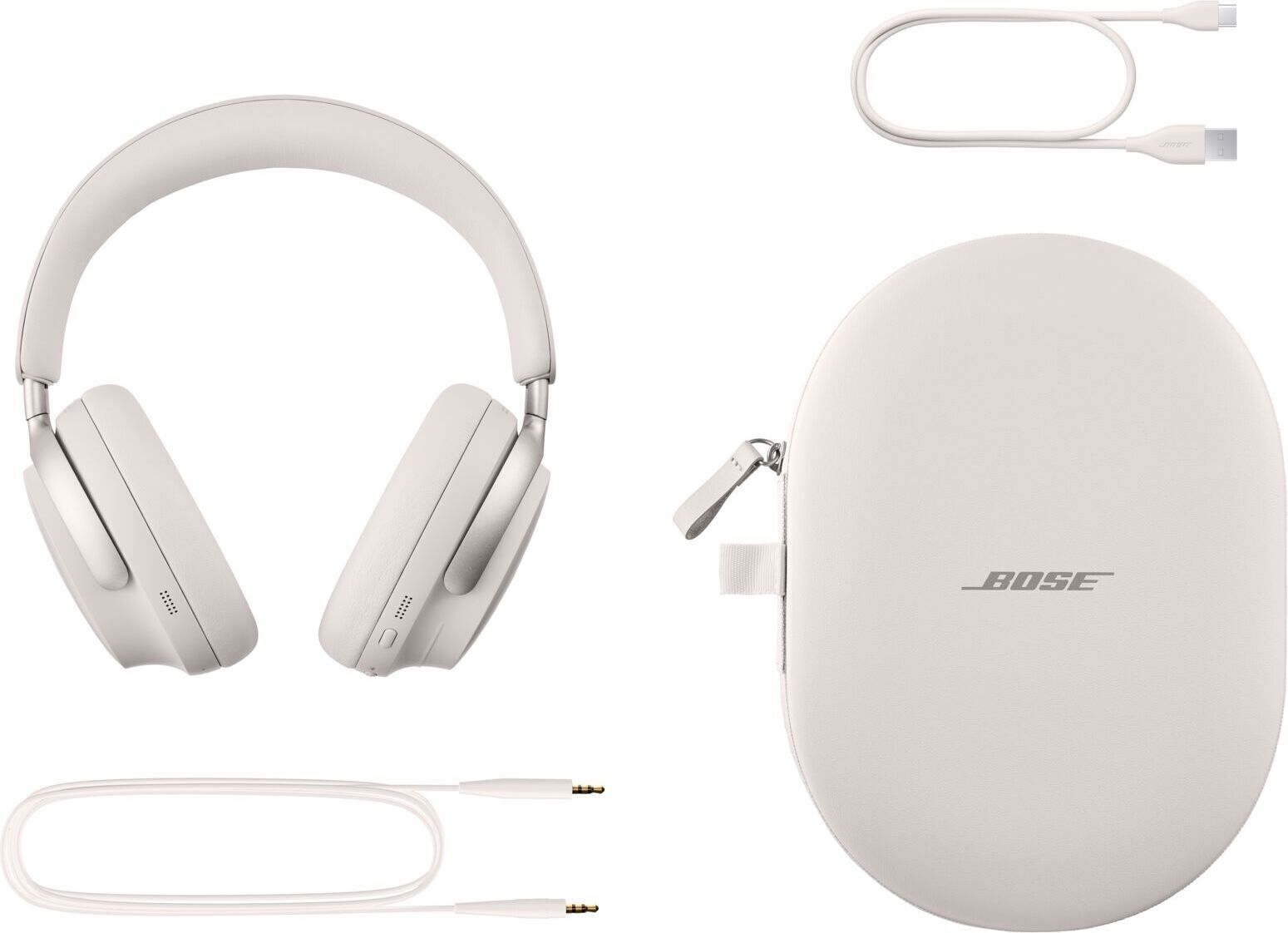 Bose QuietComfort Ultra Headphones vastamelukuulokkeet, valkoinen