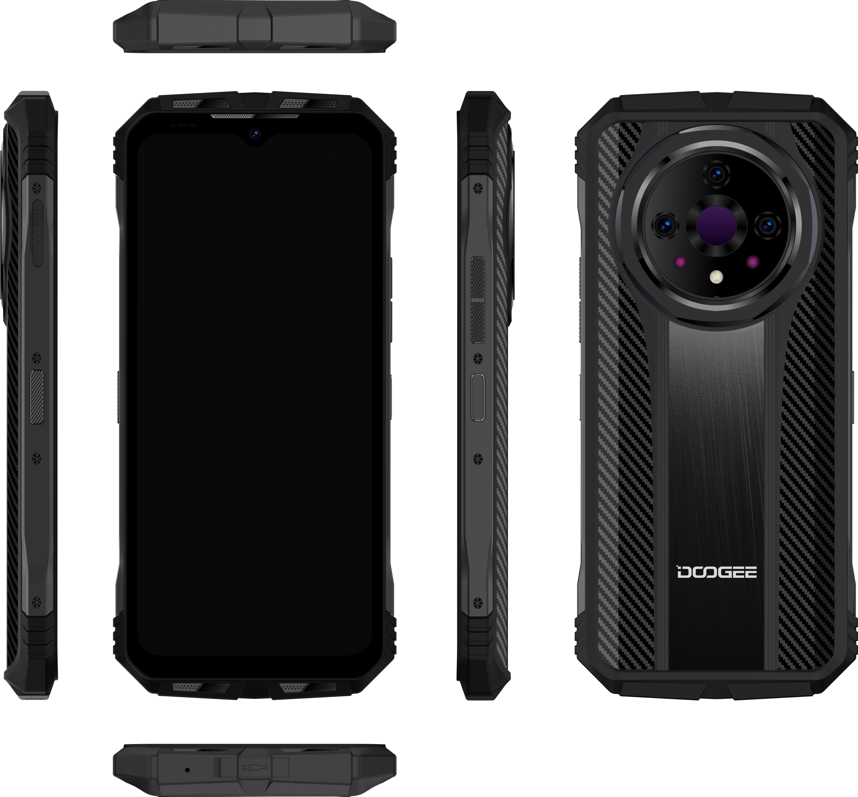 Doogee V31GT -puhelin, 256/12 Gt, musta
