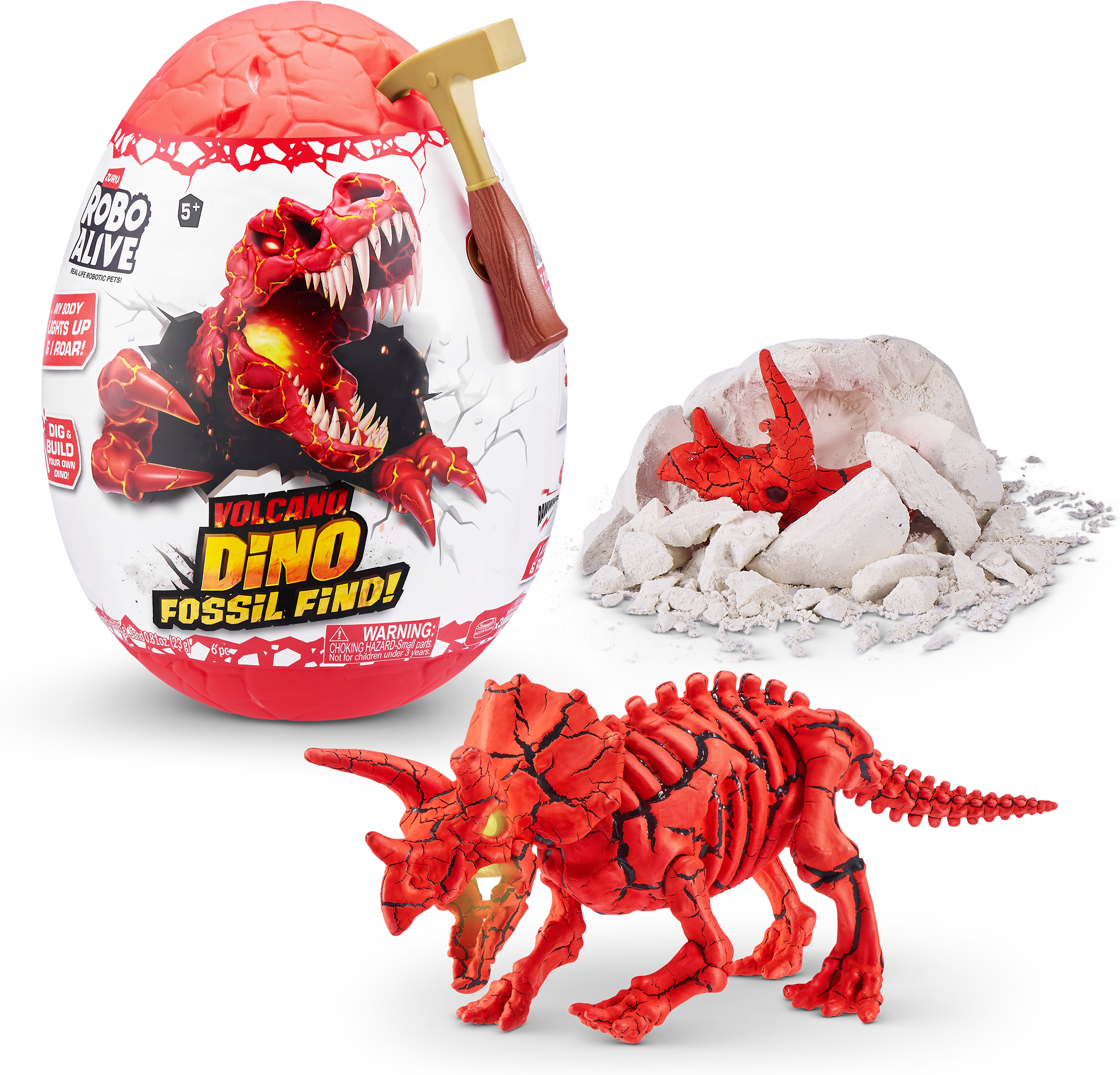 Robo Alive Dino Fossil Find S2 - yllätysmuna, Volcano