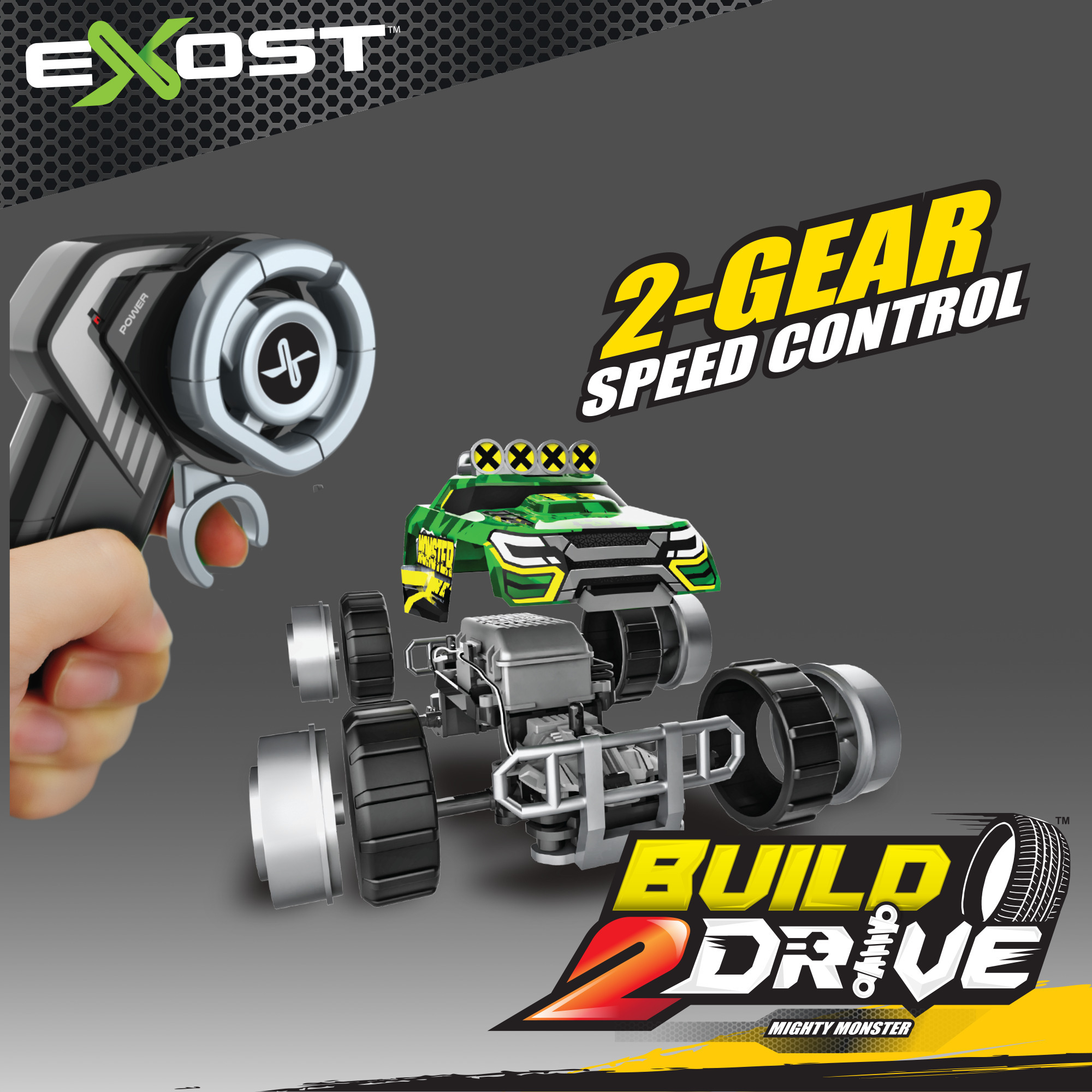 Exost Build 2 Drive - Mighty Monster rakennussetti