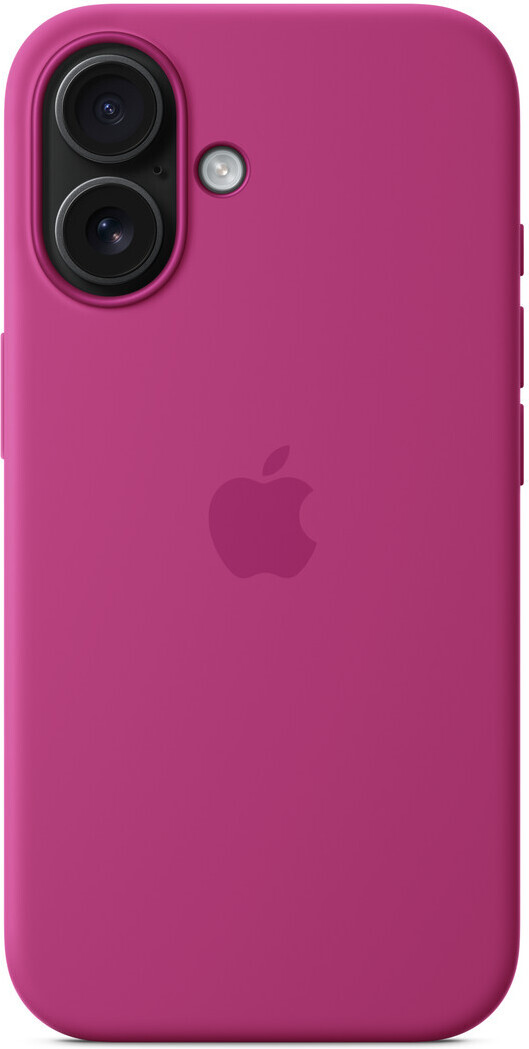 Apple iPhone 16 silikonikuori MagSafella, fuksia