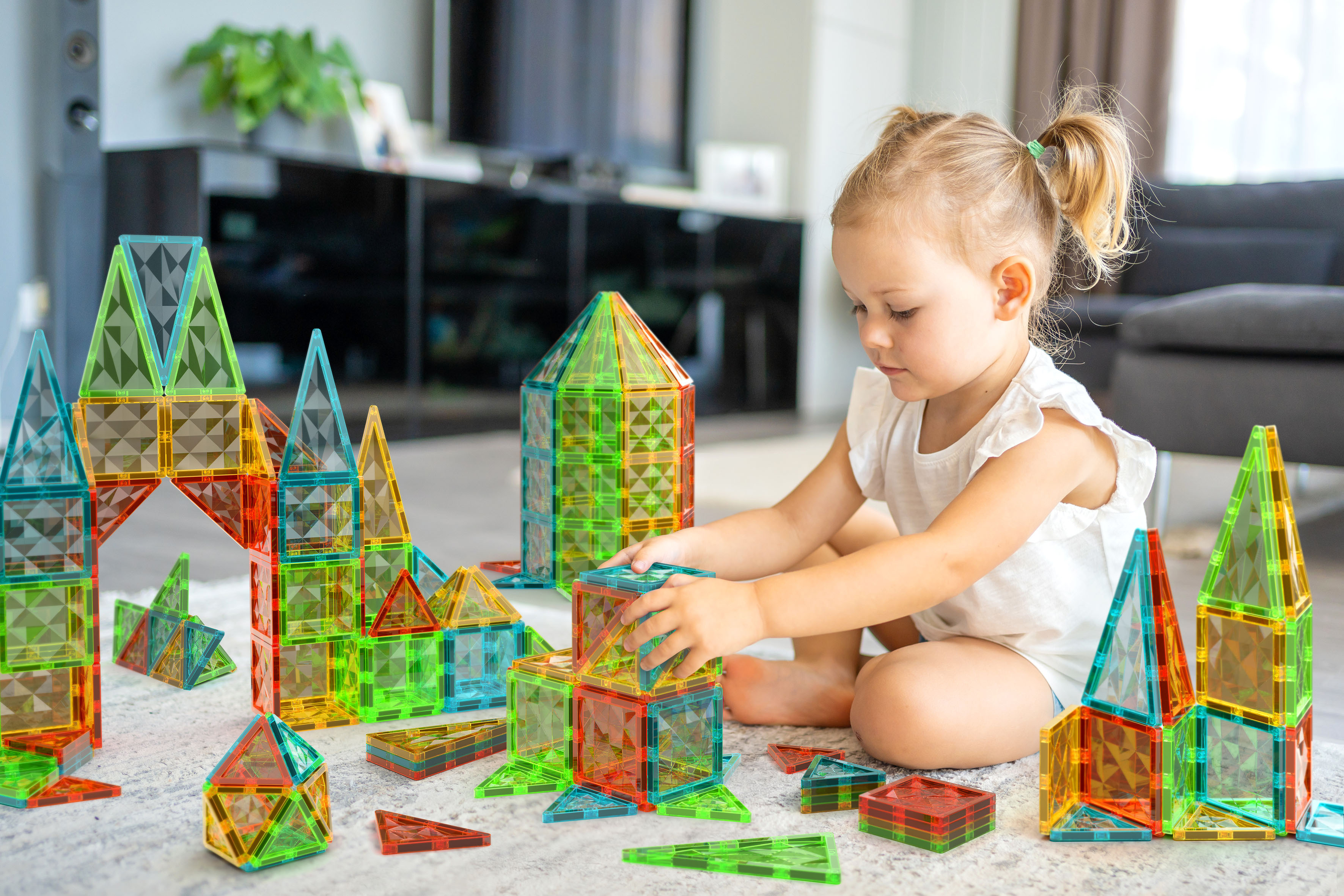 Geomag Gems magnettilaatat, 44 osaa