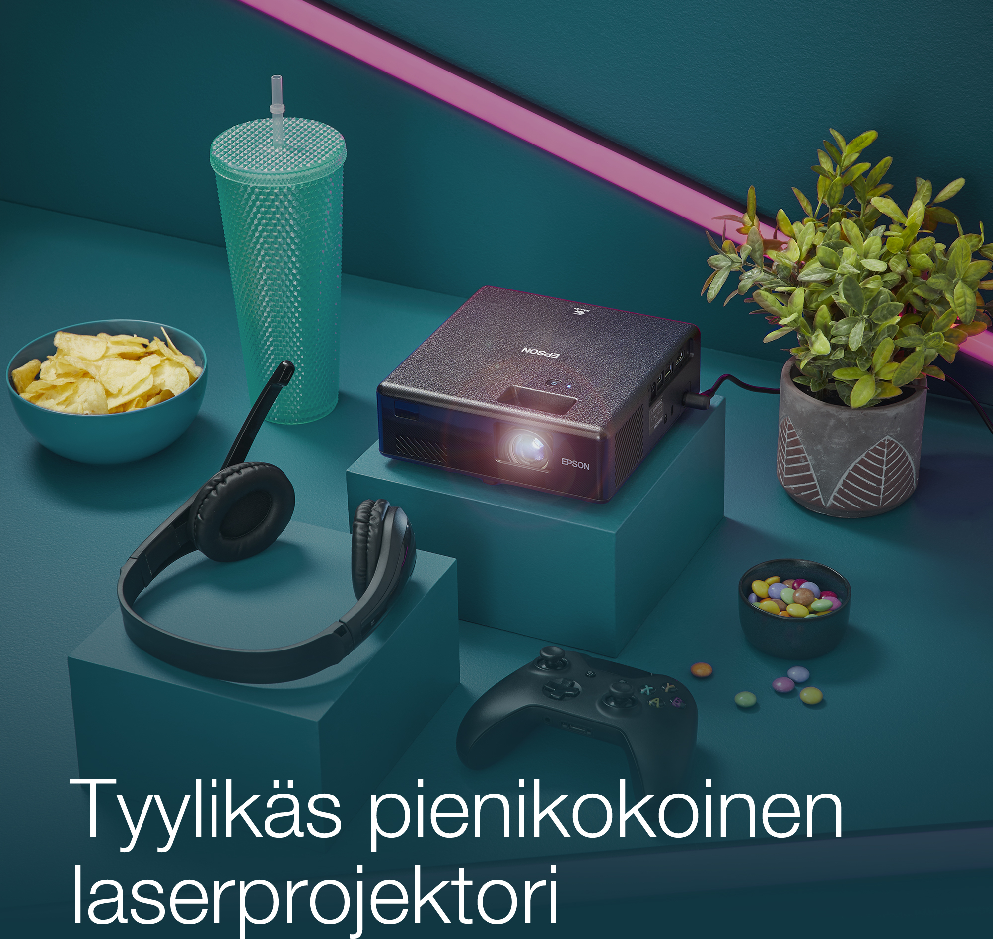 Epson EF-11 laserprojektori-TV, kannettava