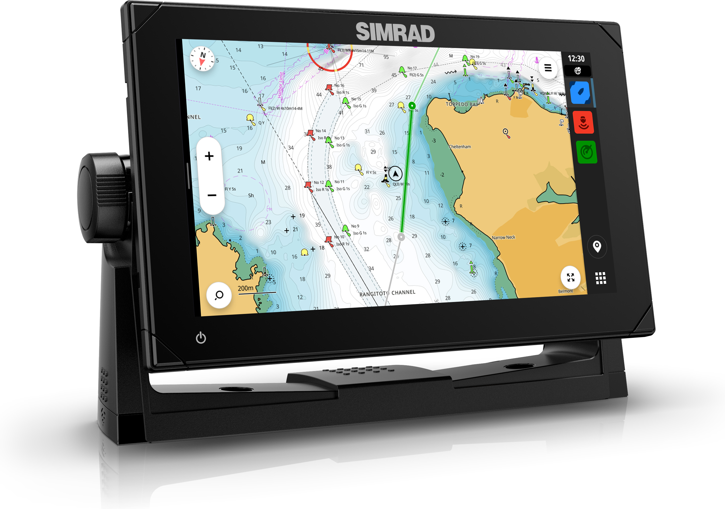 Simrad NSX 3009 9" -karttaplotteri ja kaikuluotain ilman kaikuanturia