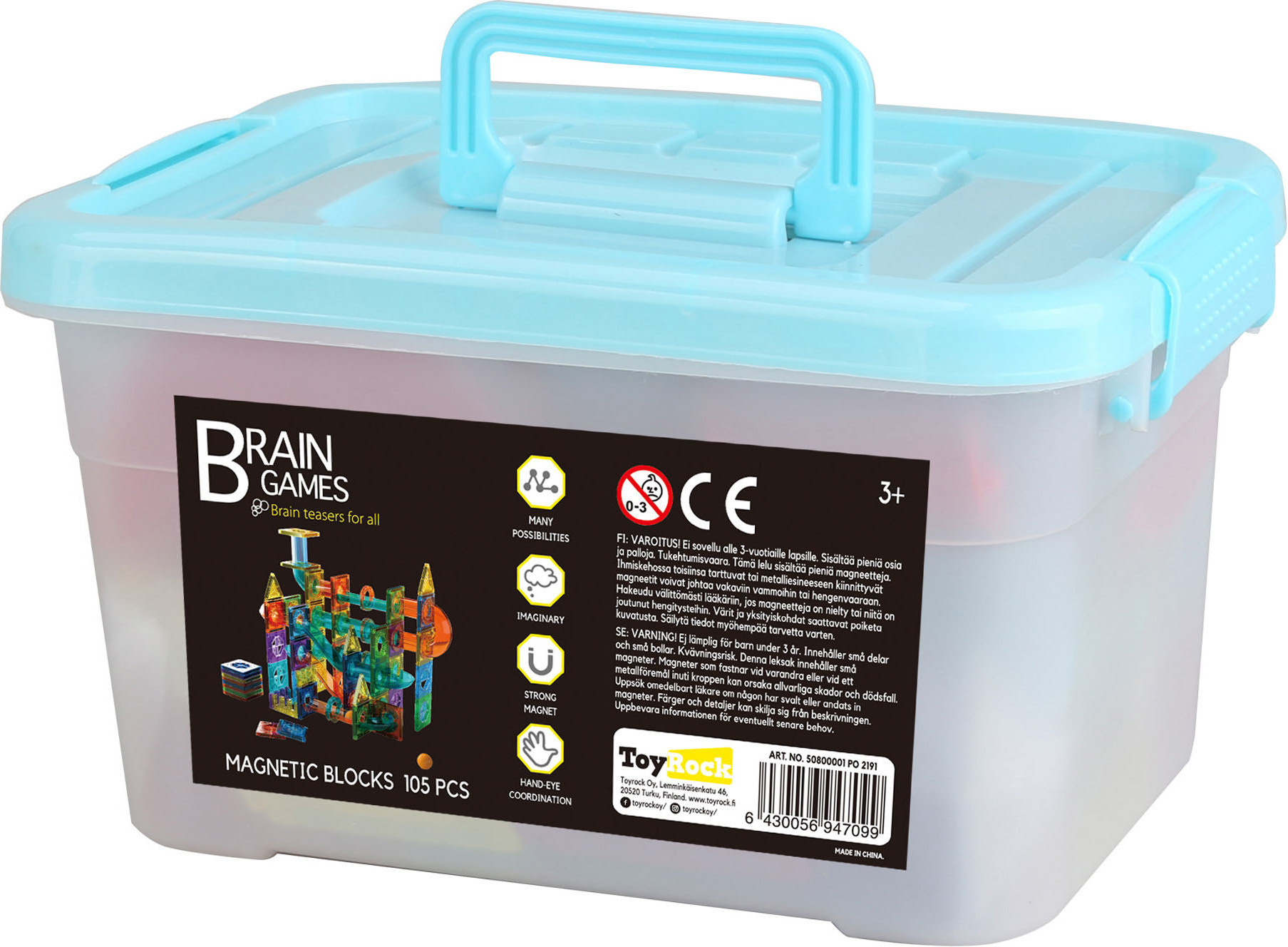 Brain Games Magneettipalikat 105 Kpl Verkkokauppa
