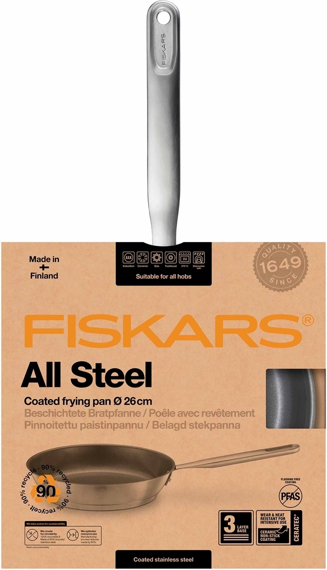 Fiskars All Steel -paistinpannu, 26 cm