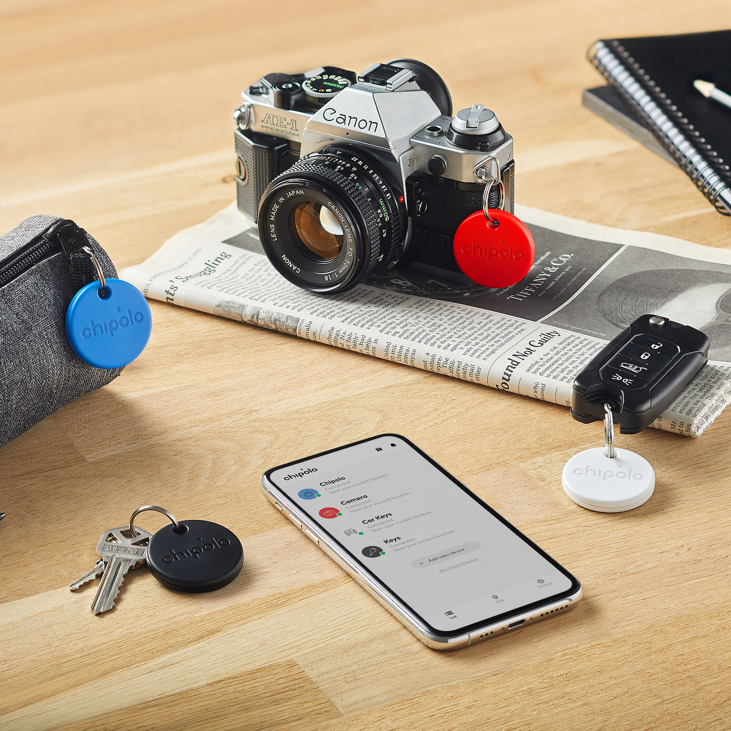 Chipolo ONE -bluetooth-paikannin, musta