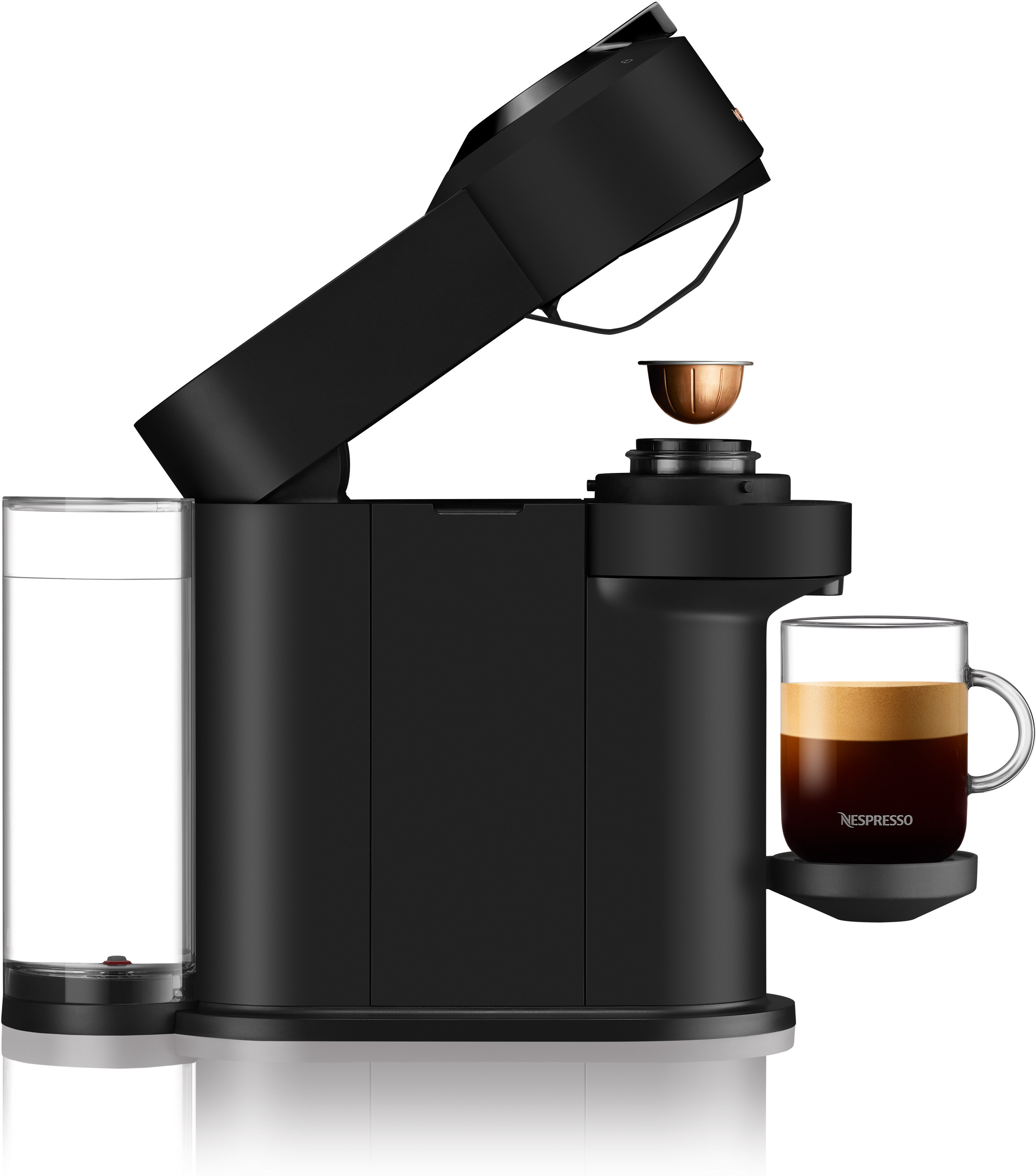Nespresso Vertuo Next kapselikeitin, mattamusta