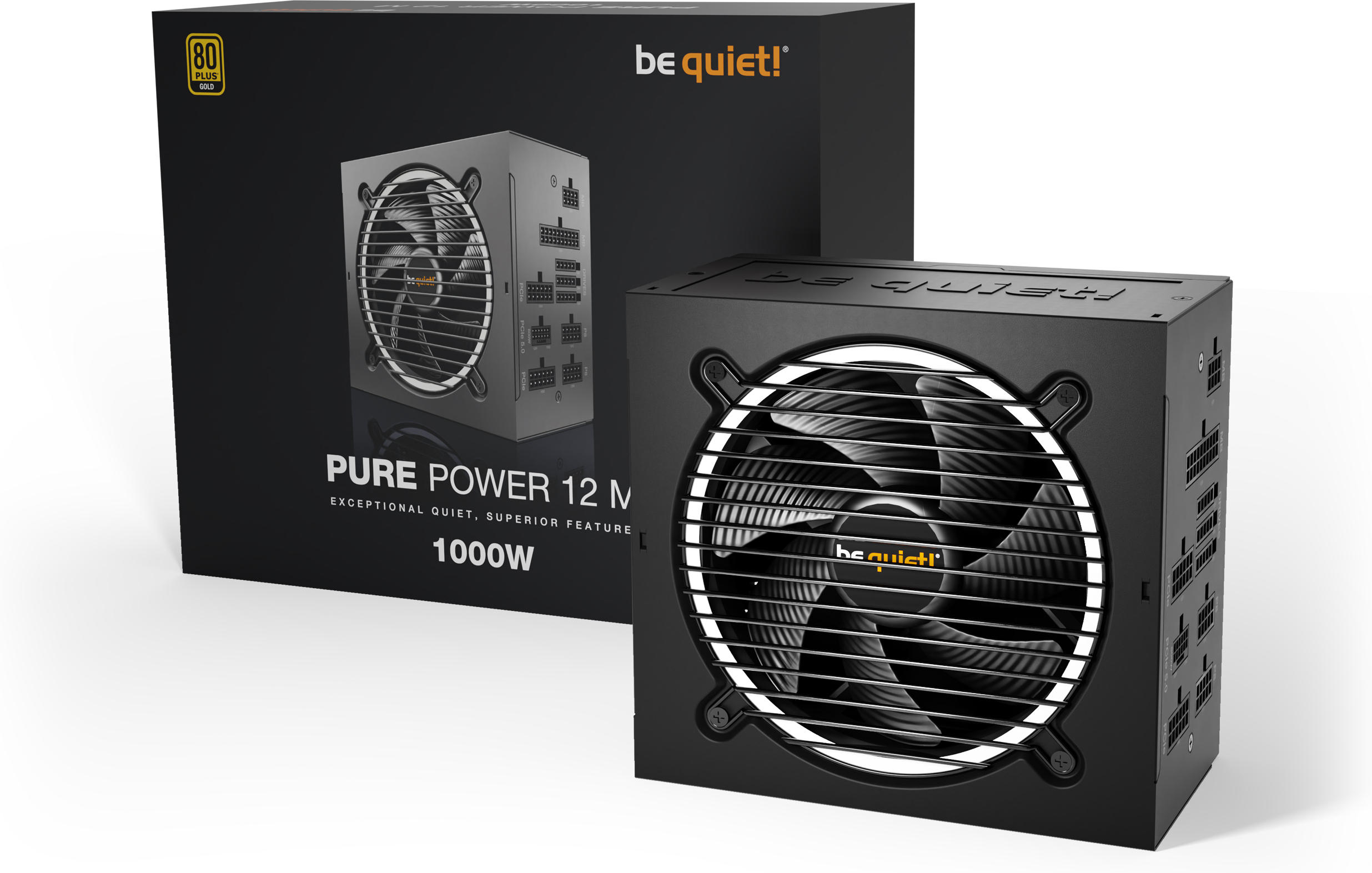 be quiet! Pure Power 12 M ATX -virtalähde, 750 W