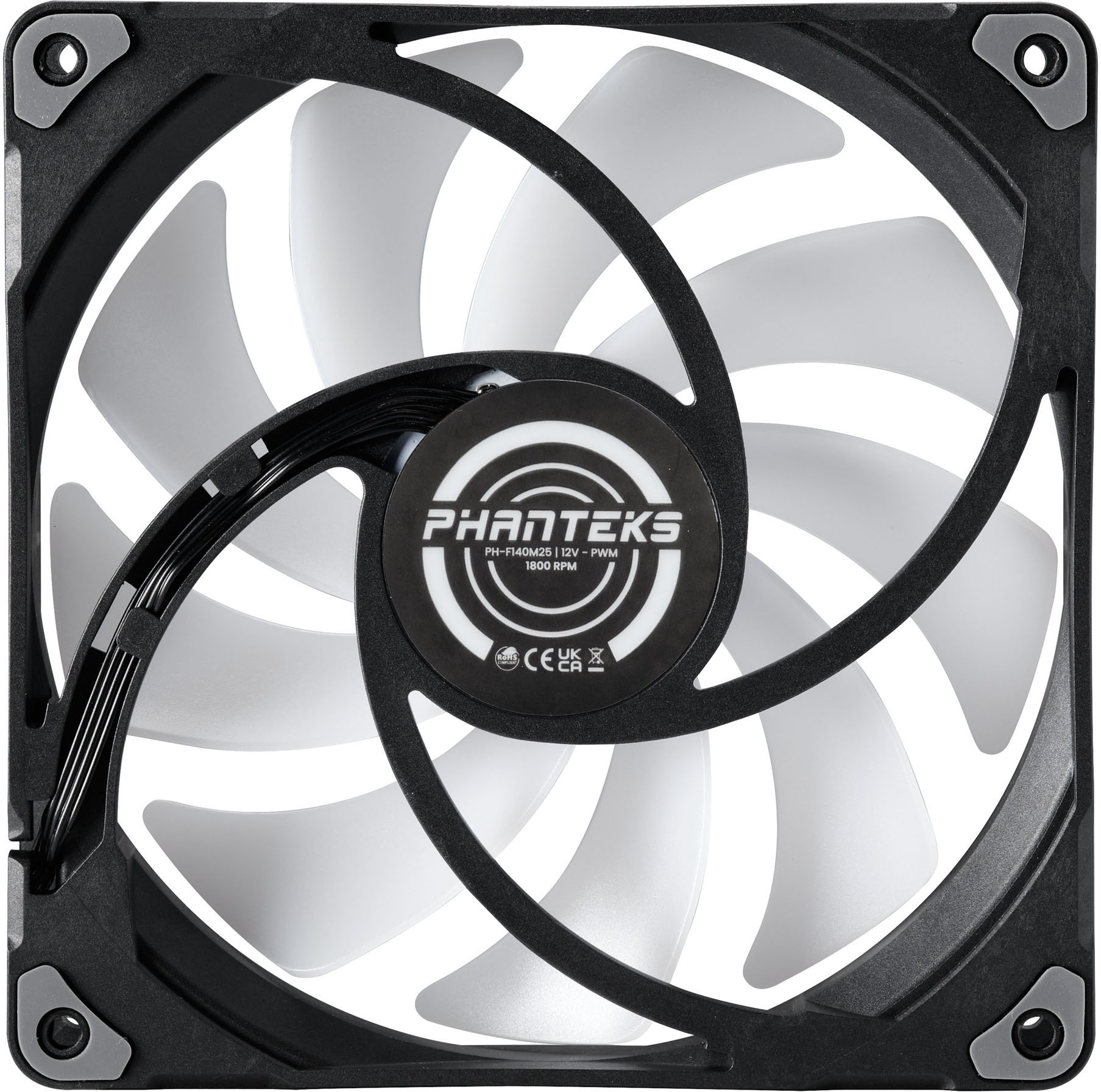 Phanteks M25-140 PWM -tuuletin, 140 mm, 3 kpl