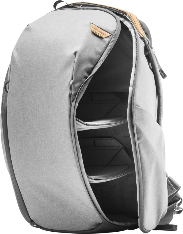 Peak Design Everyday Backpack Zip 20L -päiväreppu, tuhka