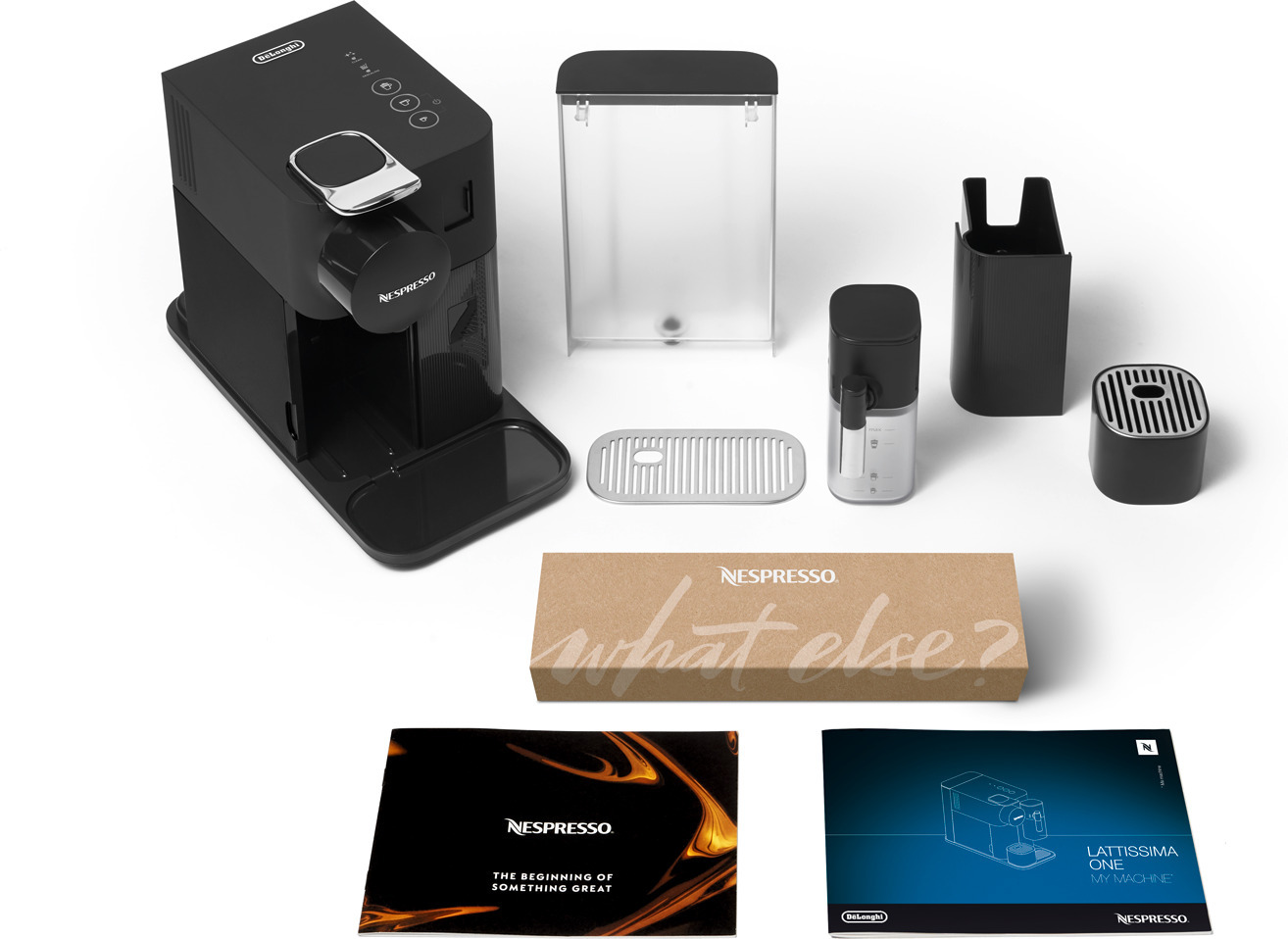 Nespresso Lattissima One Evo -kapselikeitin, musta