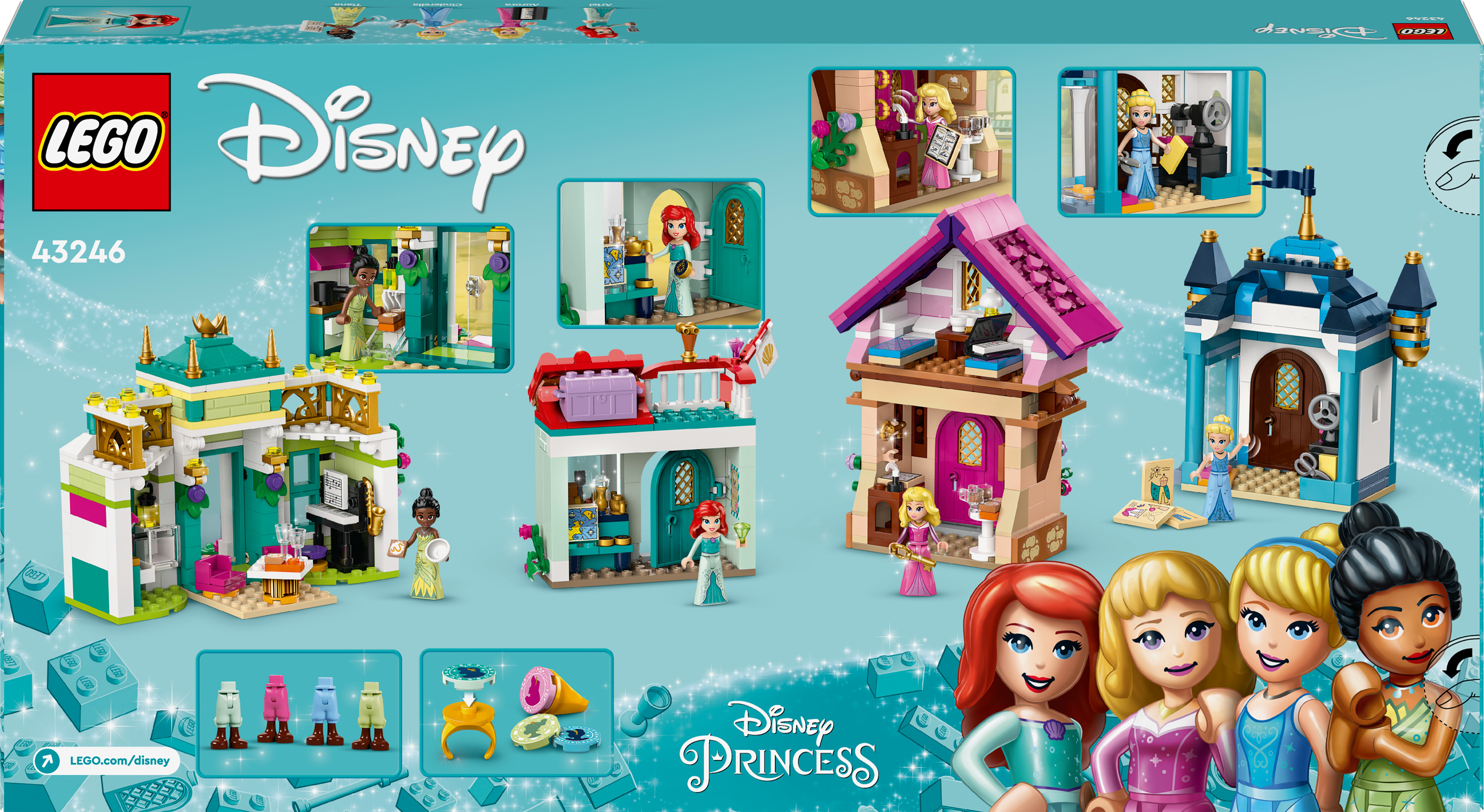 LEGO Disney Princess 43246  - Disney-prinsessojen markkinaseikkailu