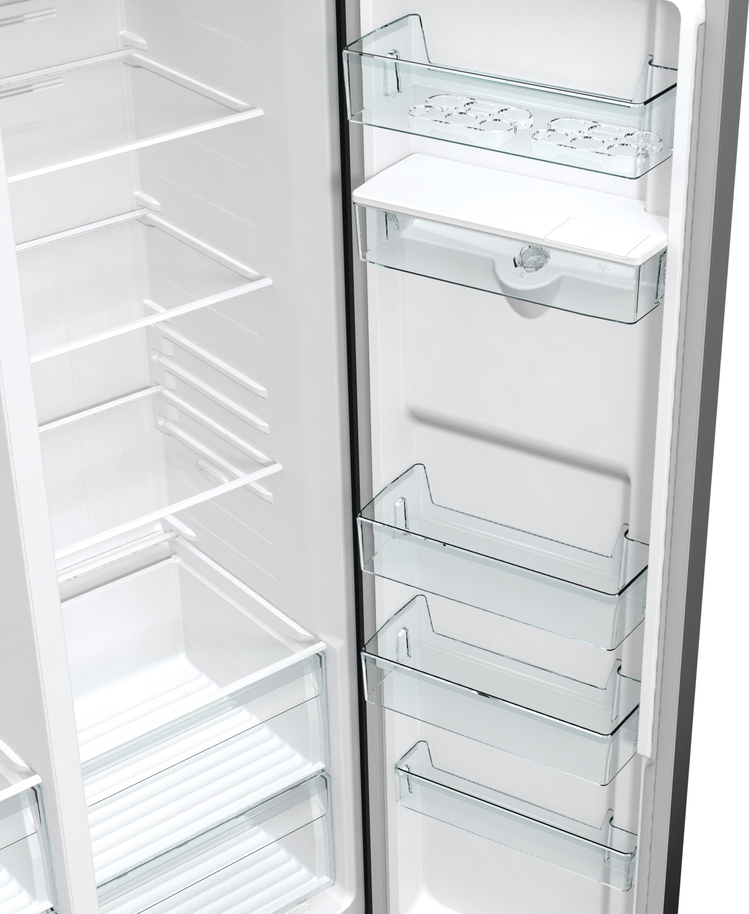 Gorenje NRR9185EABXLWD Side By Side, musta