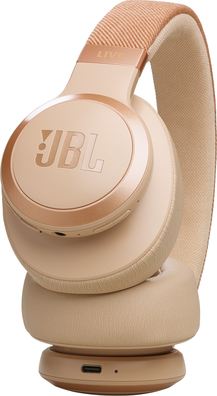 JBL LIVE 770NC vastamelukuulokkeet, hiekka