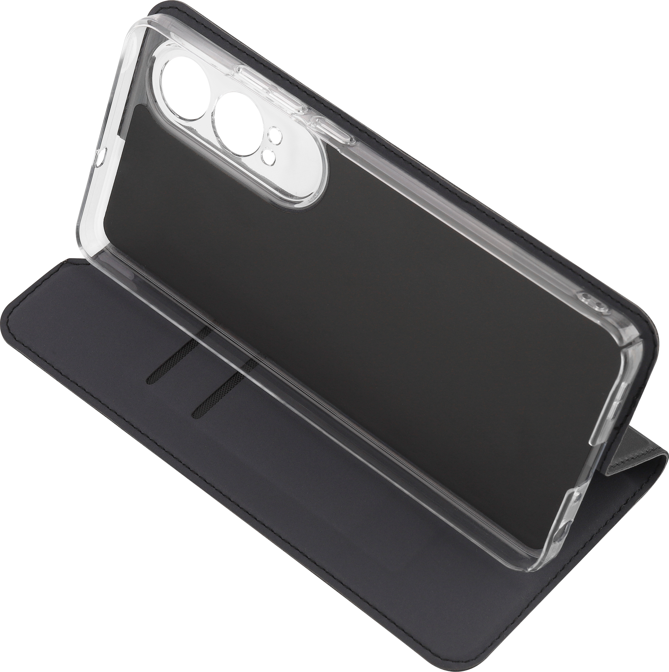 FoneKit BookCase -suojakotelo, OnePlus Nord CE4 Lite, musta