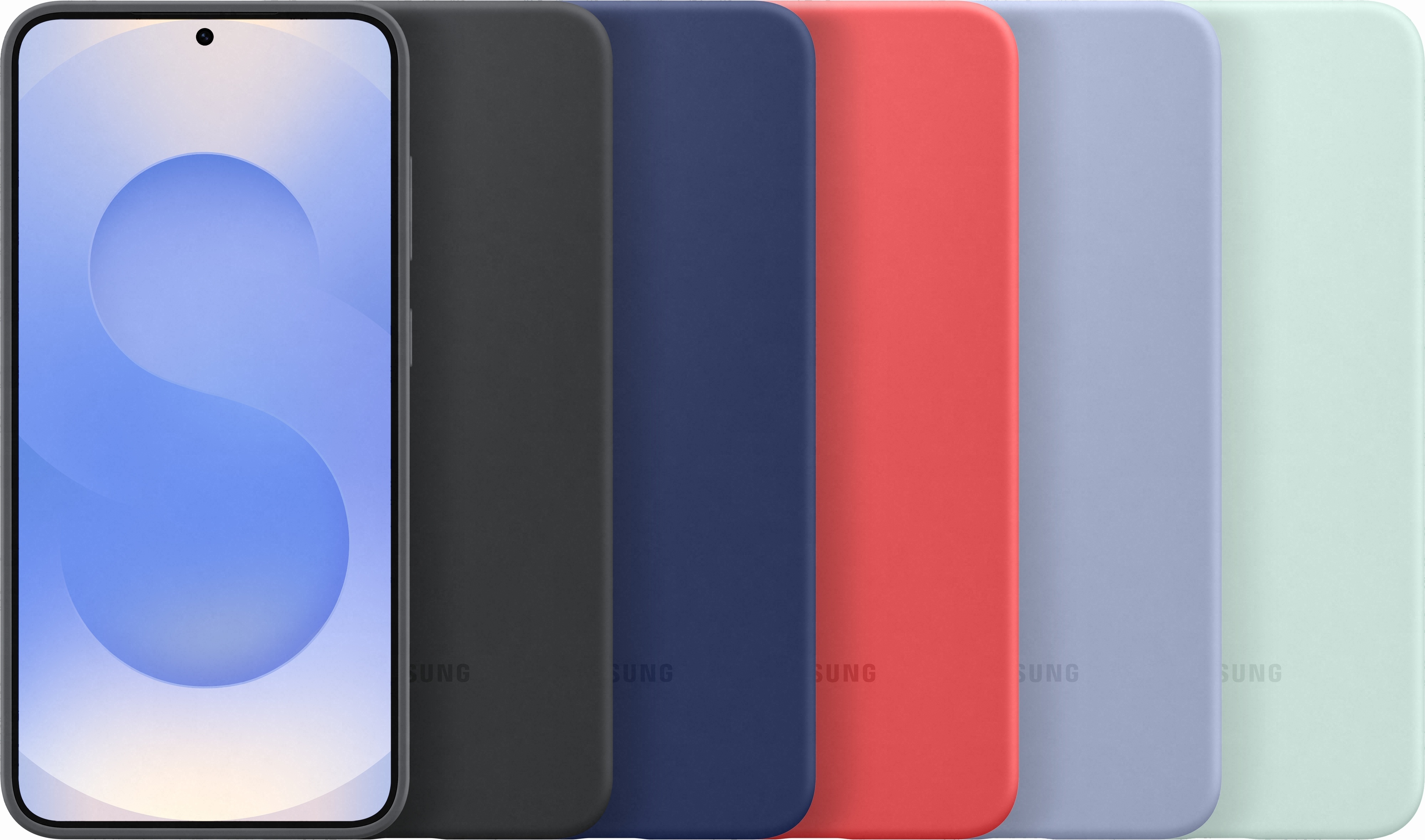 Samsung Galaxy S25+ Silicone suojakuori, musta