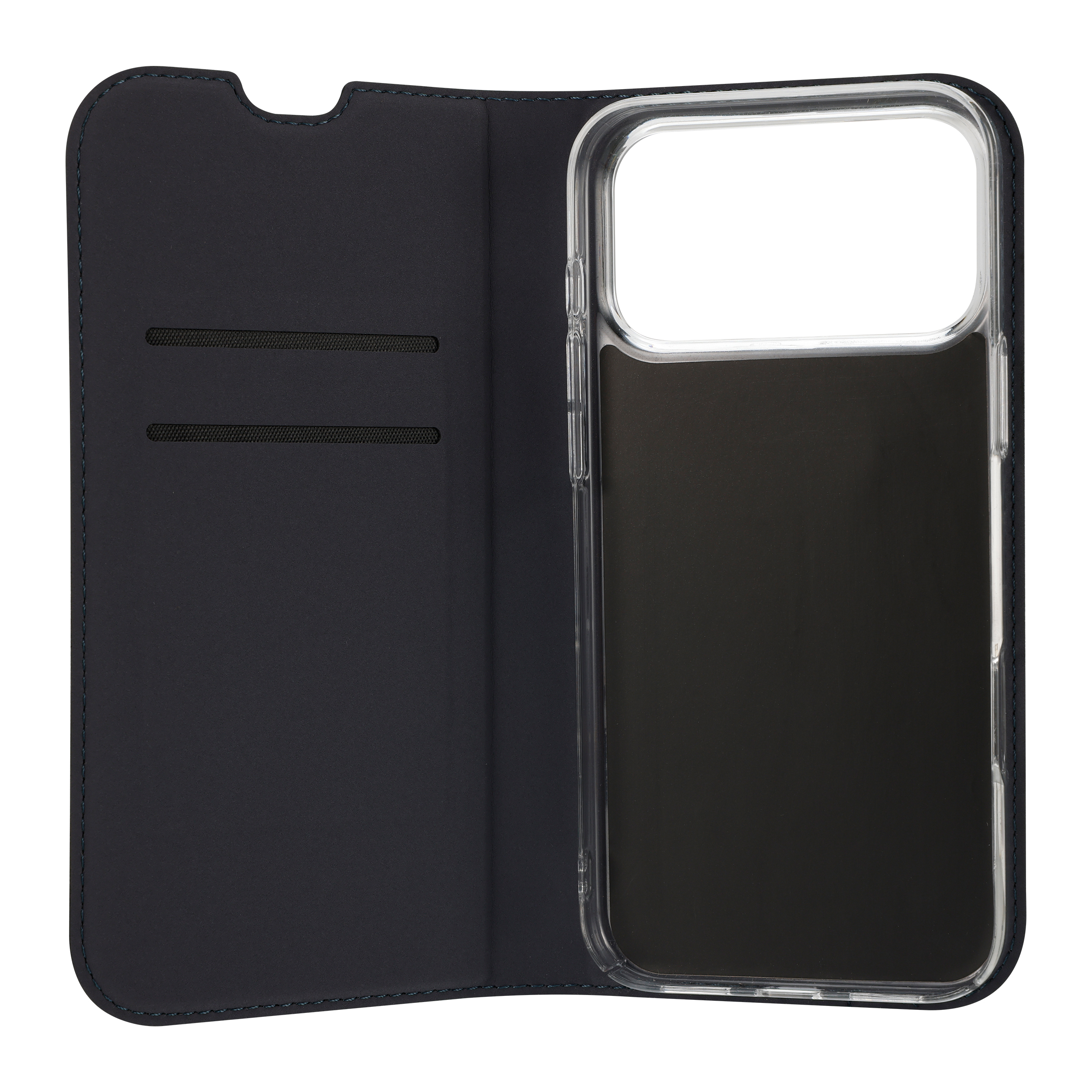 FoneKit BookCase suojakotelo, iPhone 17 Pro, sininen