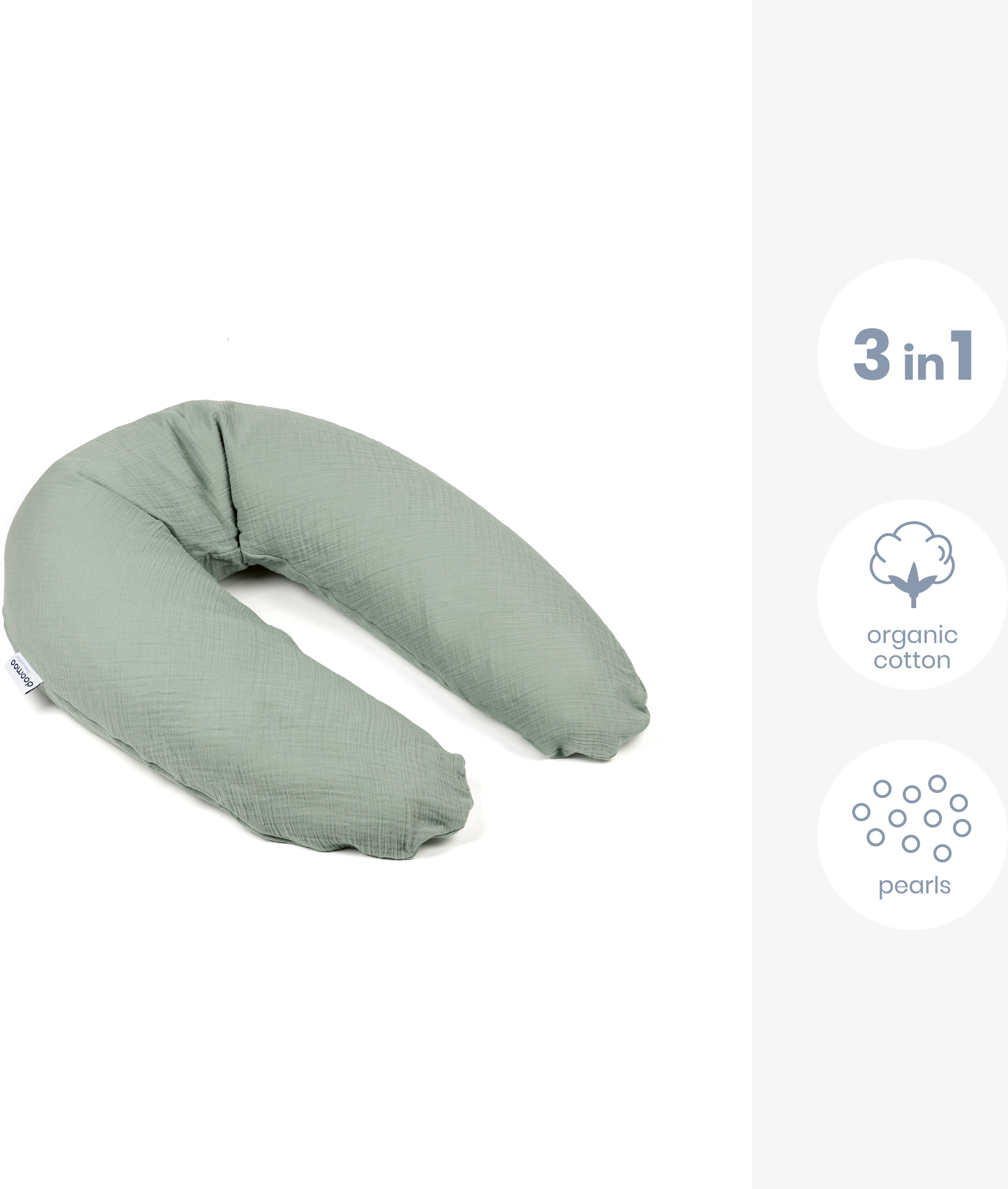 Doomoo Comfy Big -imetystyyny, tetra grey