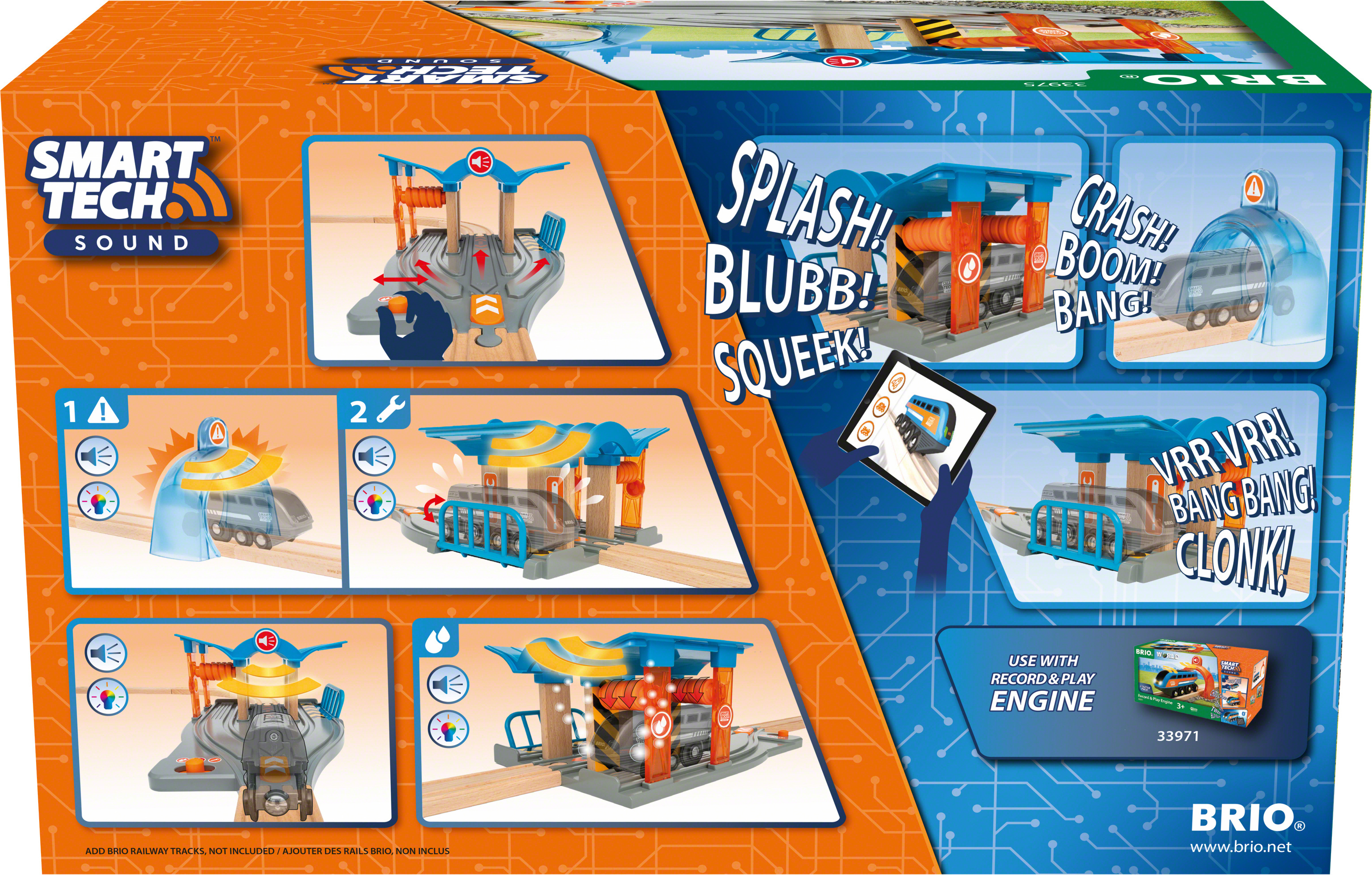 BRIO 33975 - Smart Tech Sound -junien huoltoasema