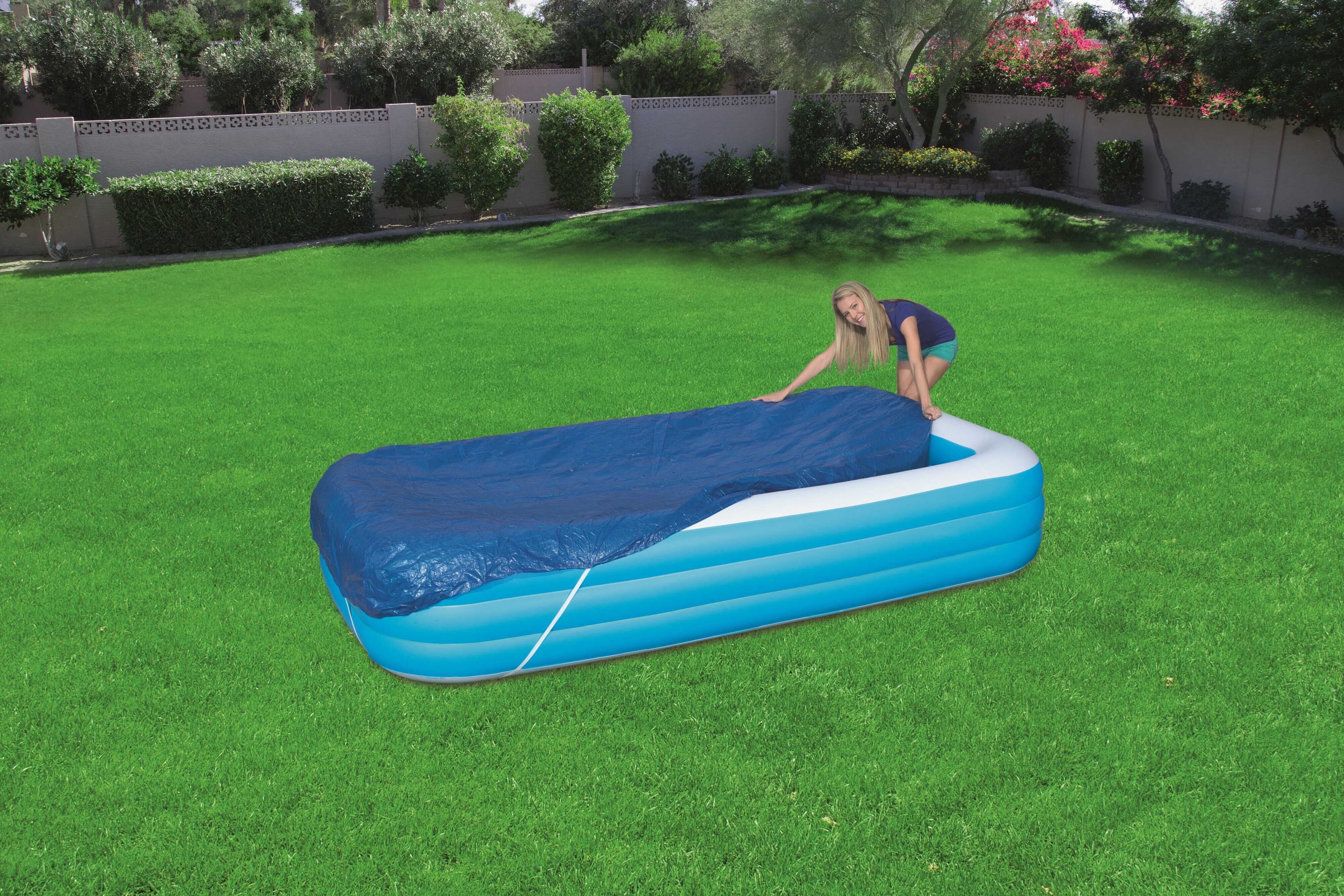 Bestway FlowClear -suojapeite, 305 x 183 x 56 cm