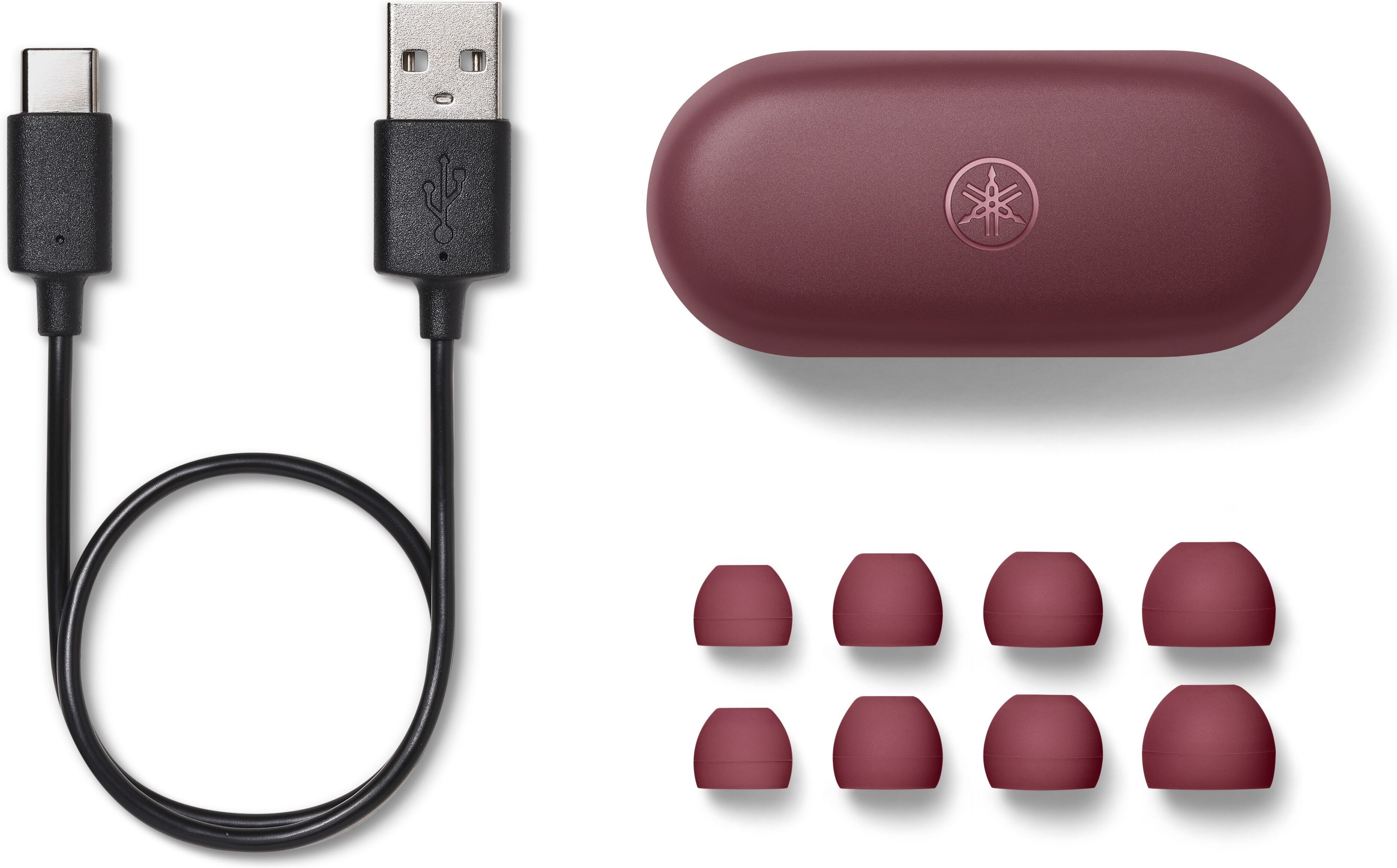 Yamaha TW-E3C langattomat nappikuulokkeet, punainen 5 Yamaha TW-E3C langattomat nappikuulokkeet, punainen - Image 5