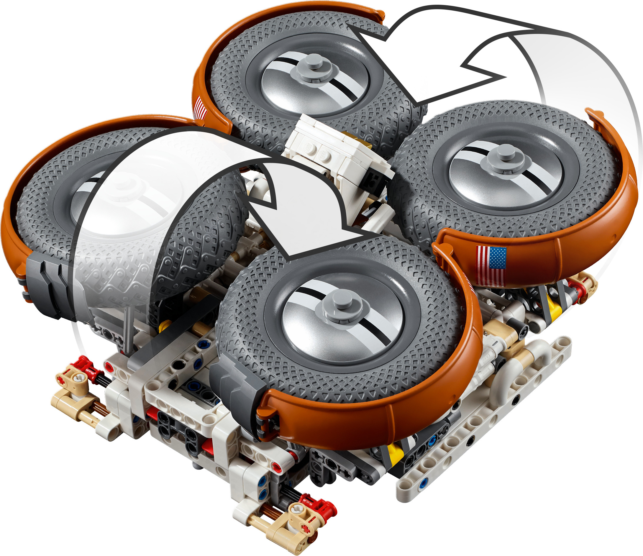 LEGO Technic 42182  - NASA Apollo – kuuauto