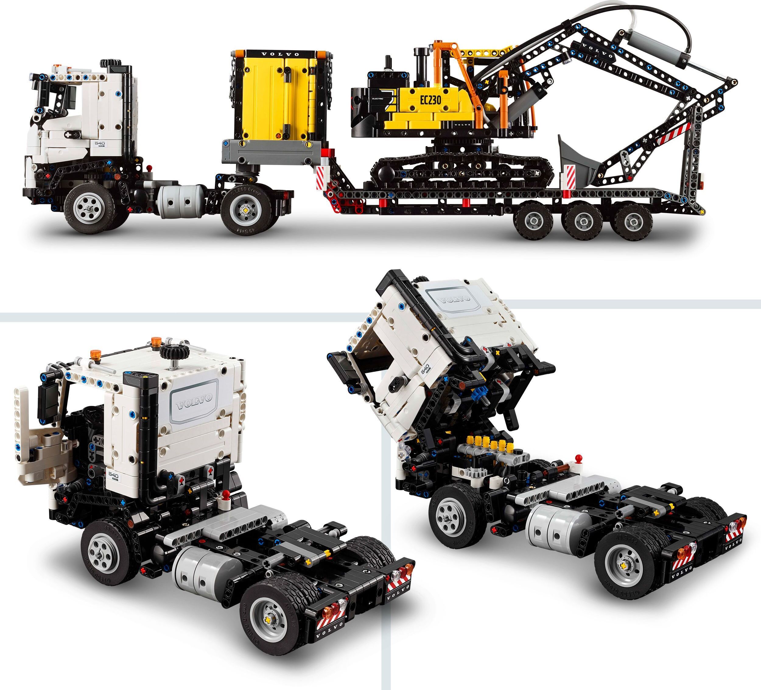 LEGO Technic 42175 - Volvo FMX ‑kuorma-auto ja EC230 Electric ‑kaivukone