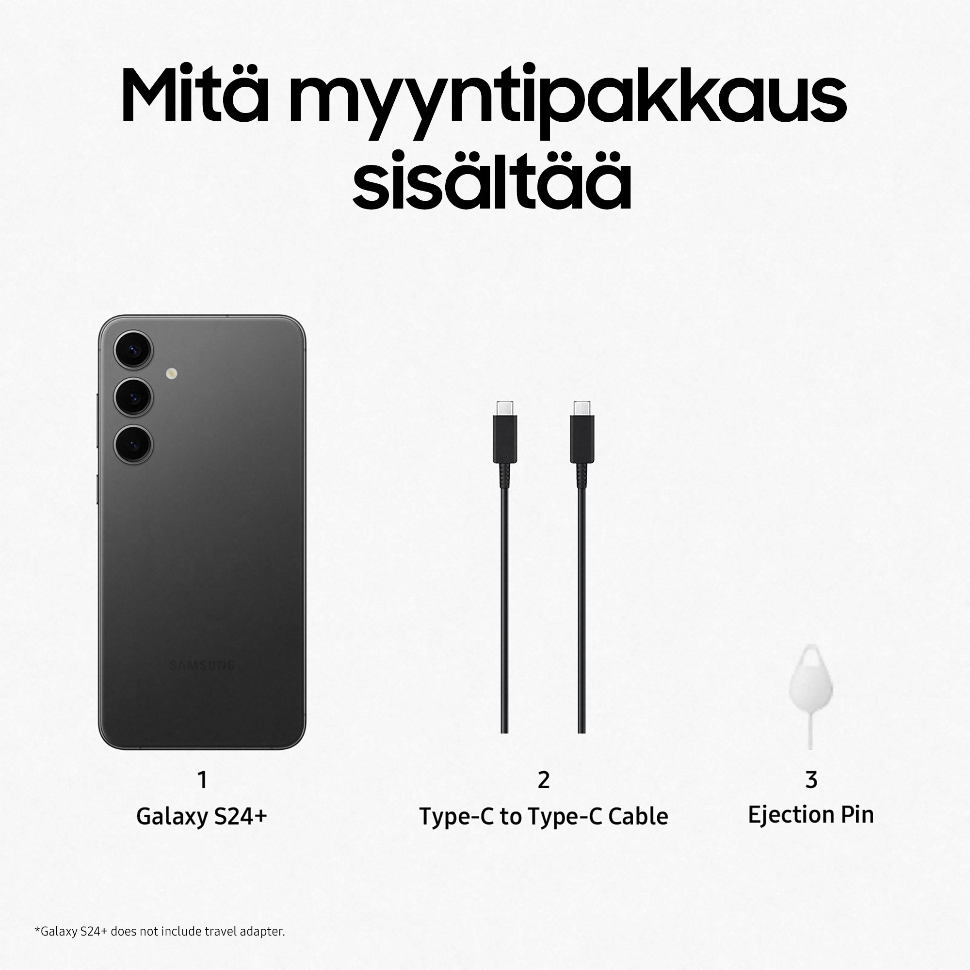 Samsung Galaxy S24+ 5G -puhelin, 256/12 Gt, Onyx Black 9 Samsung Galaxy S24+ 5G -puhelin, 256/12 Gt, Onyx Black - Image 9