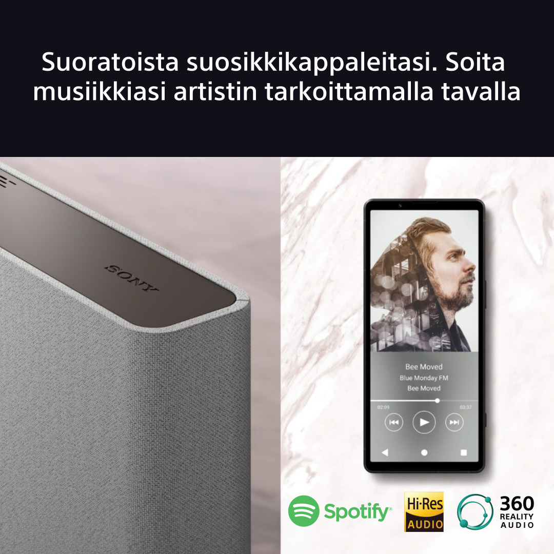 Sony BRAVIA Theatre Quad 4.0.4 -tilaäänijärjestelmä langattomilla kaiuttimilla