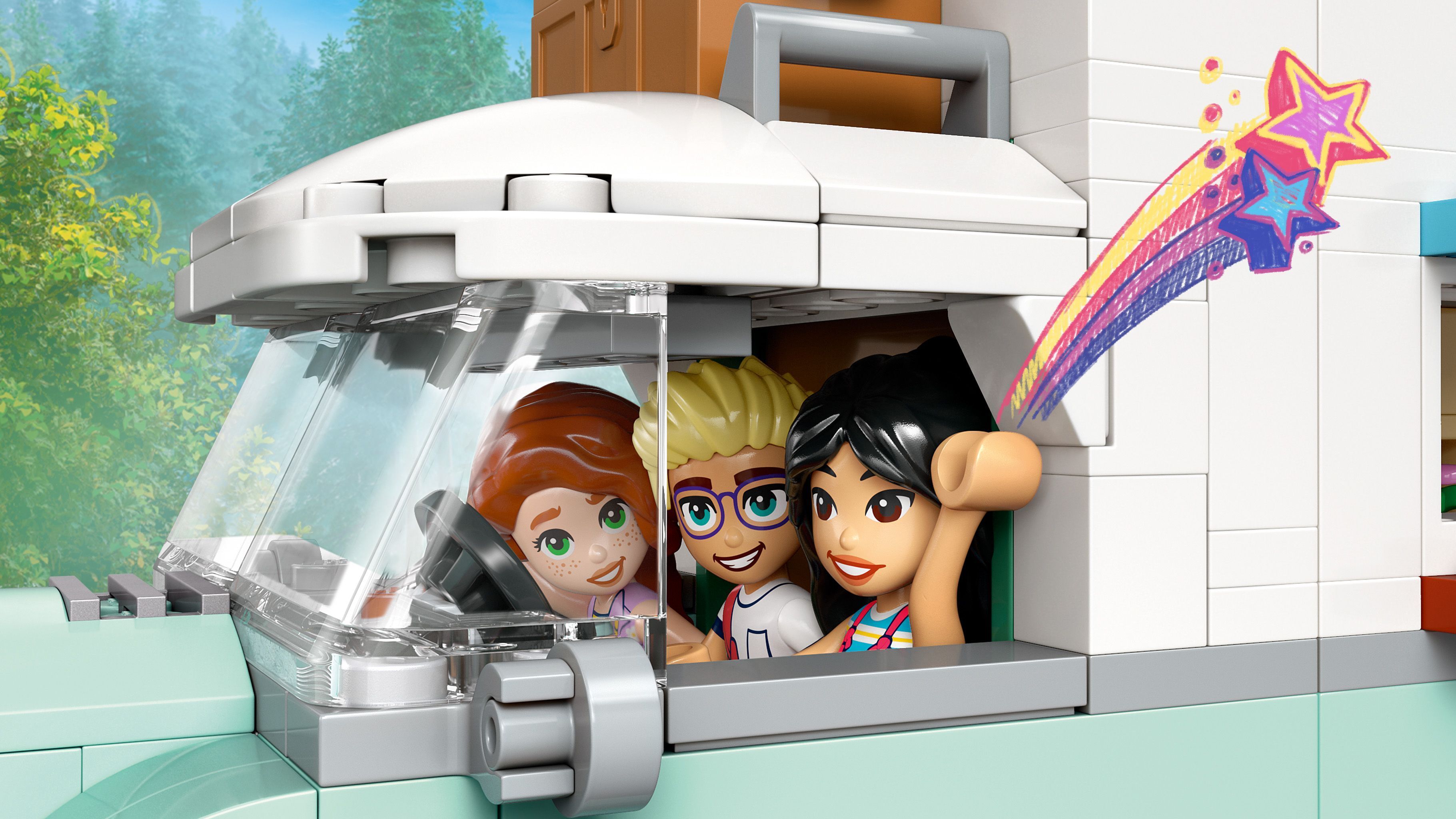 LEGO Friends 42663 – Ystävien seikkailu matkailuautolla
