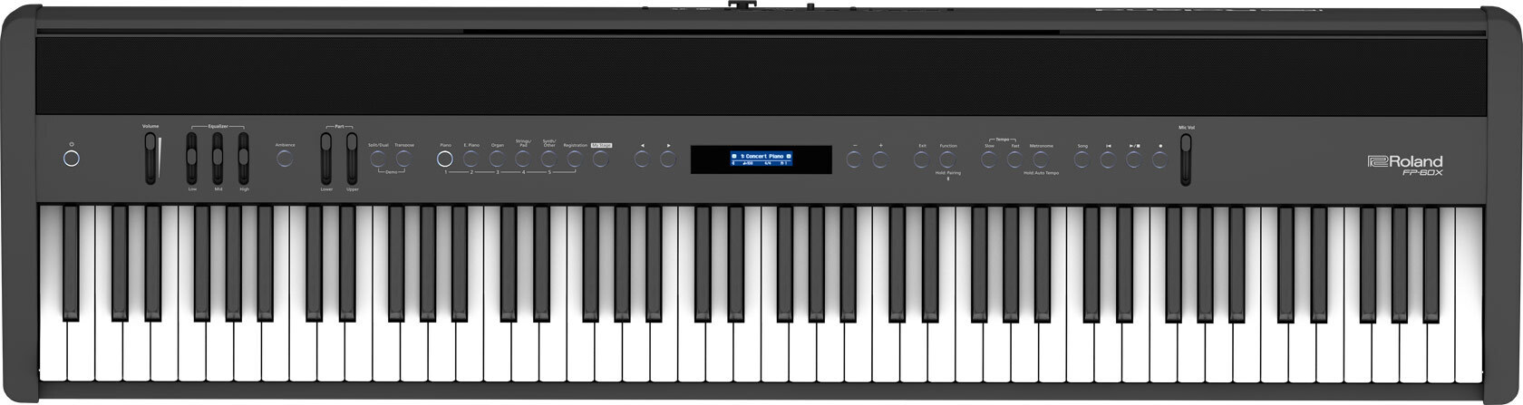 Roland FP-60X -digitaalipiano, musta