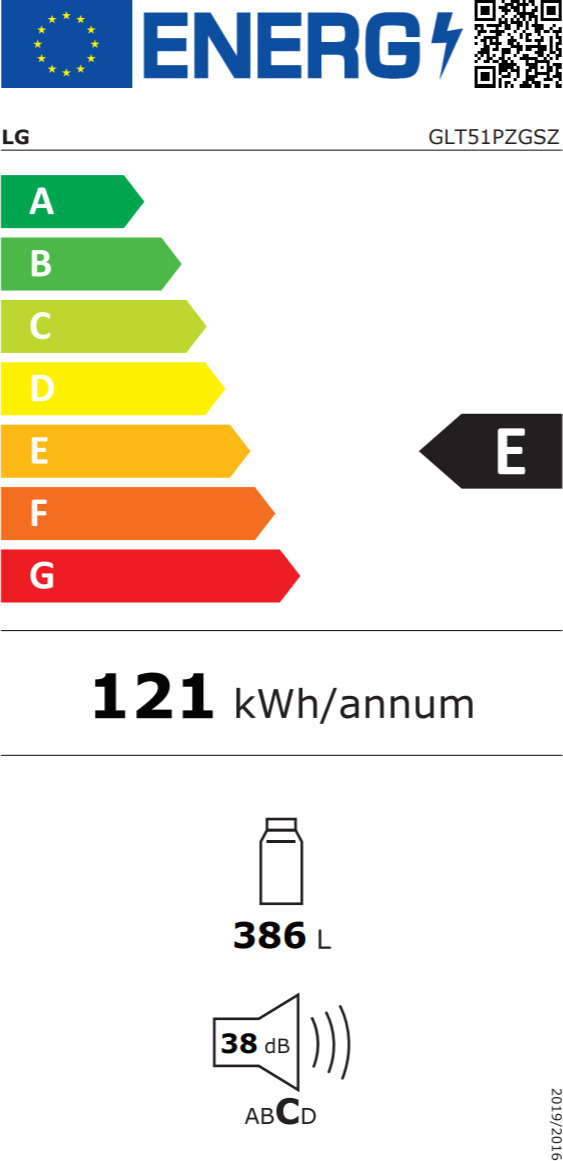 LG GLT51PZGSZ jääkaappi, teräs