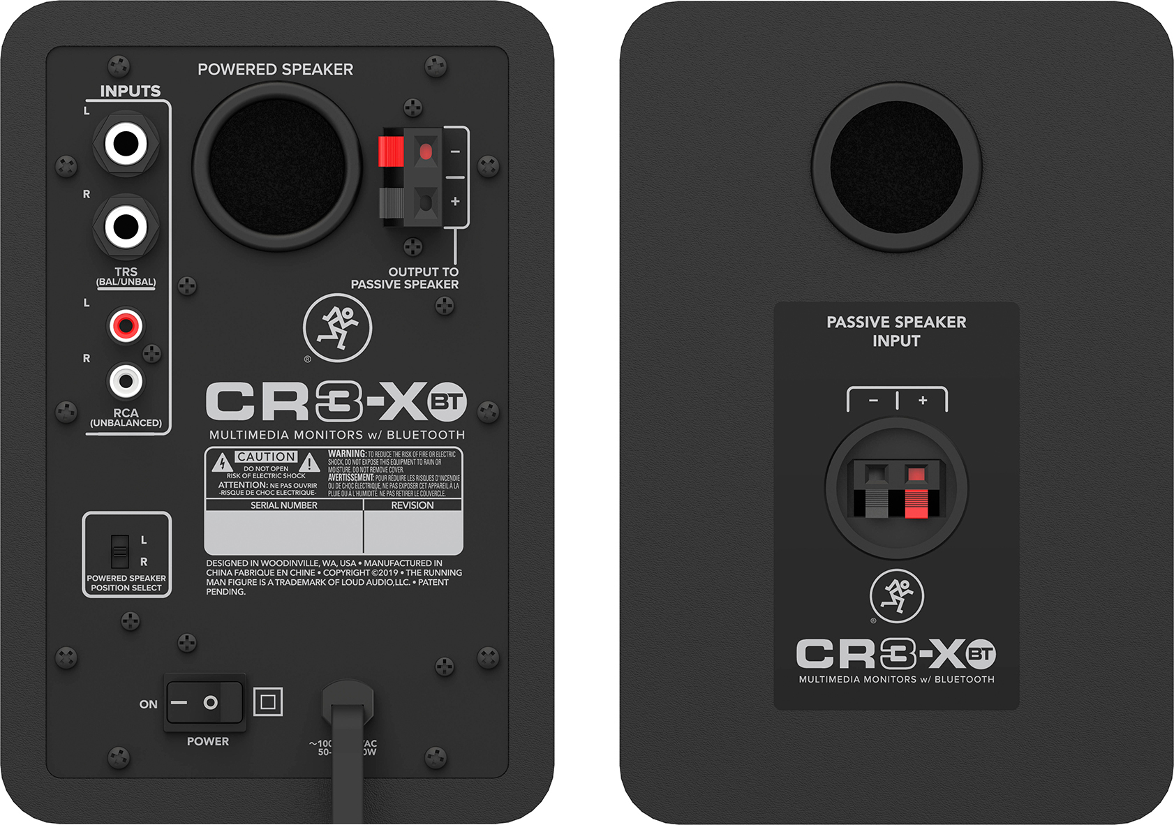 Mackie CR3-X BT -2-tie kaiutin Bluetooth-yhteydellä, pari