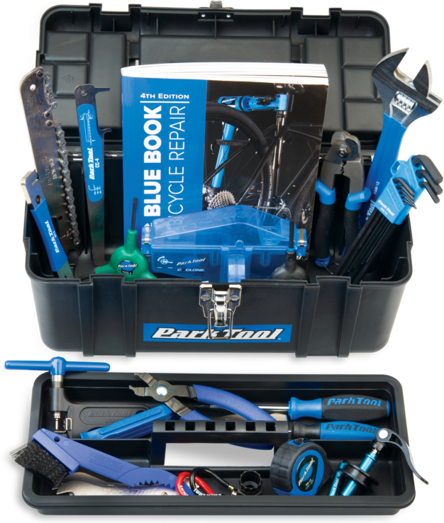 Park Tool AK-5 -pyörätyökalusetti pakissa