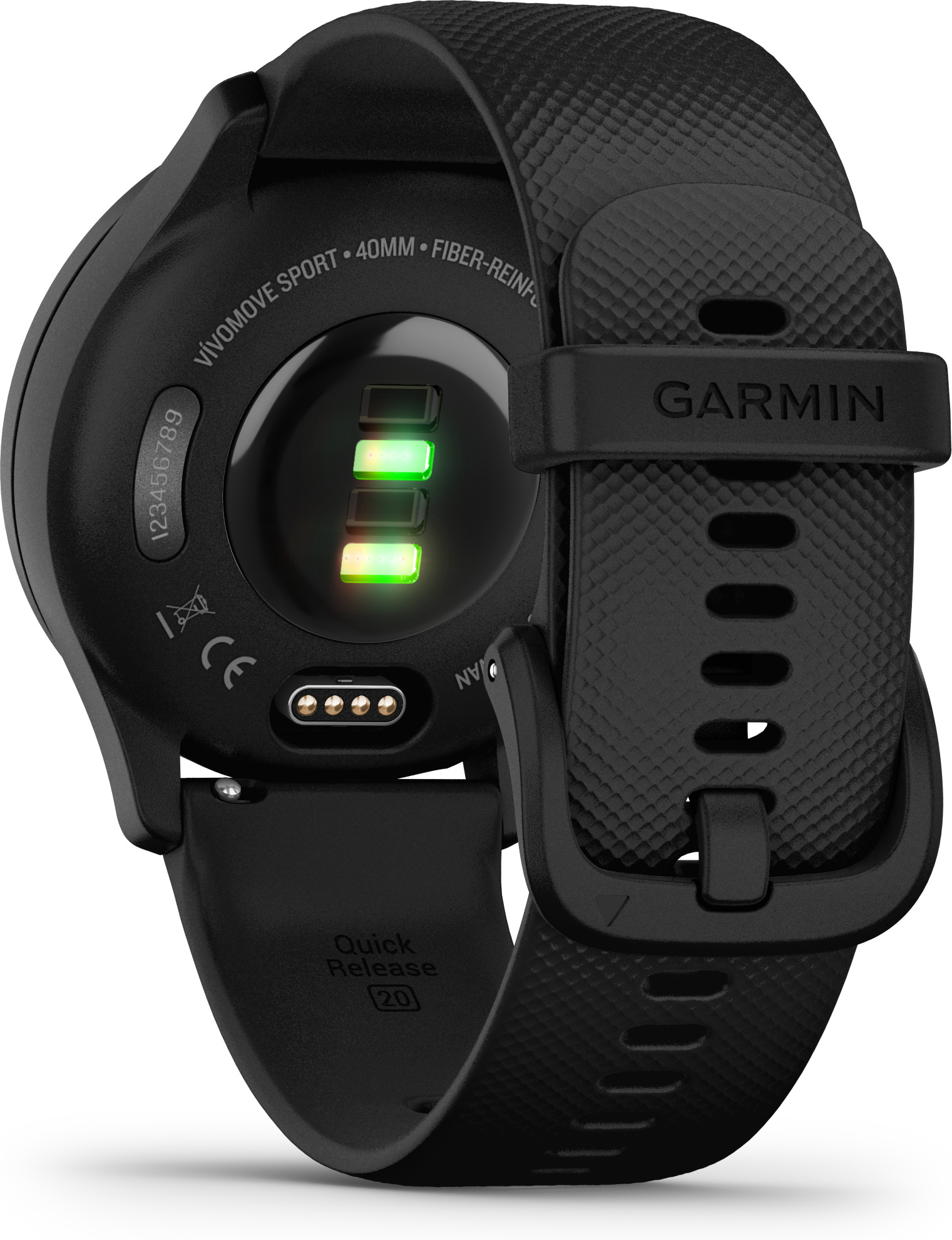 Garmin Vivomove Sport -hybridiälykello, musta
