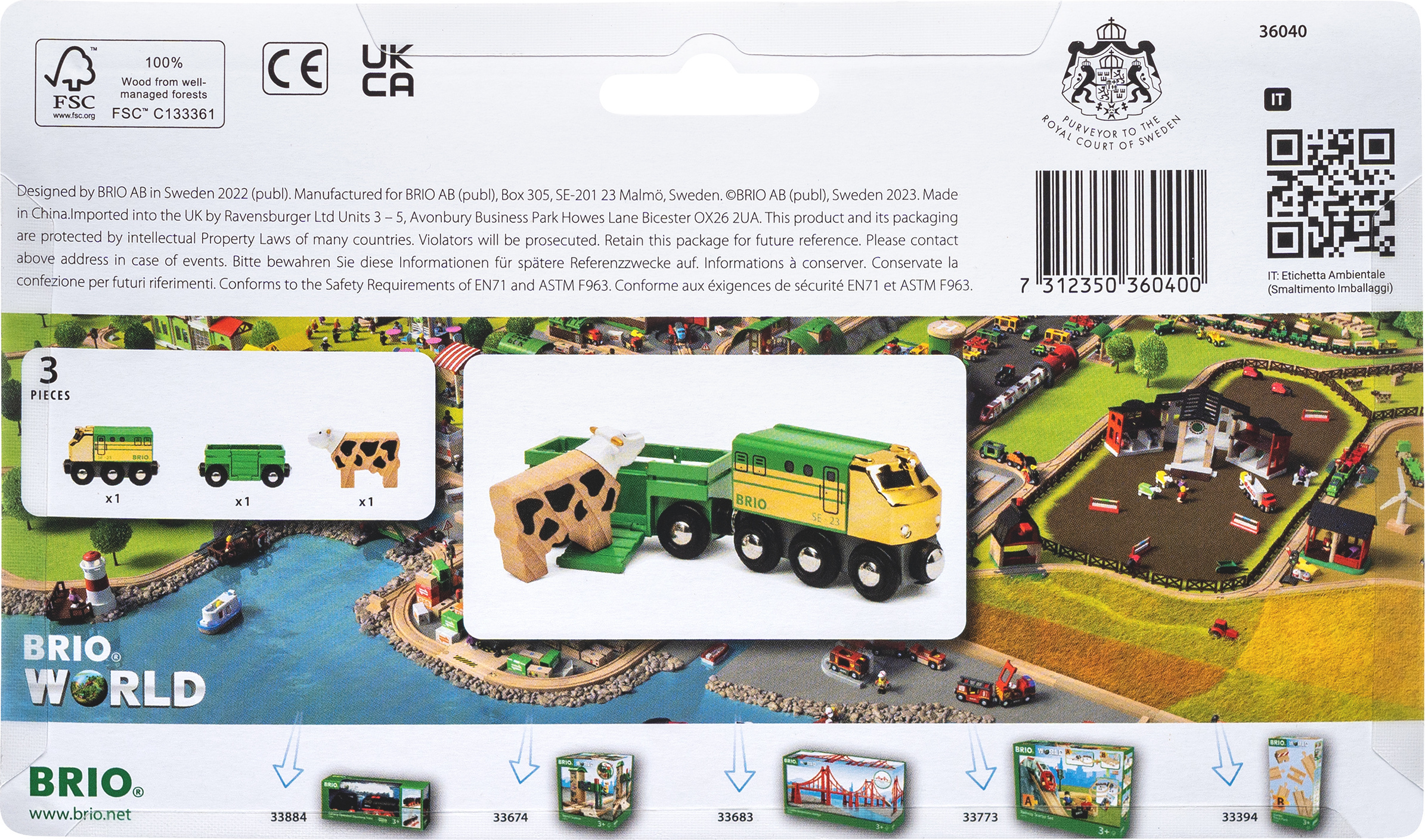 BRIO 2023 Train BRIO World Special Edition Train 2023 - Green Farm