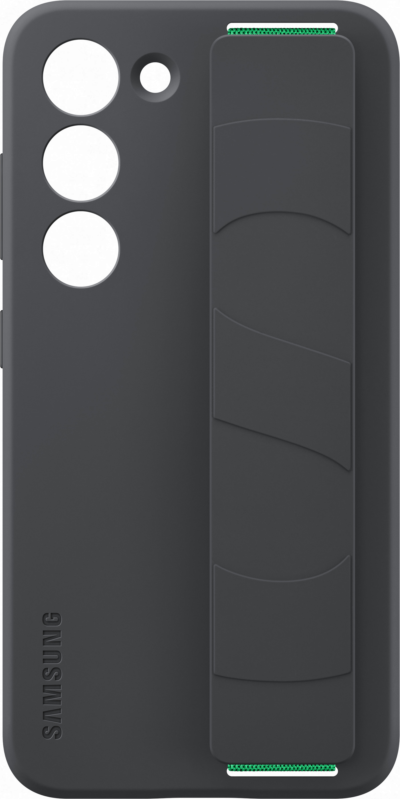 Samsung Galaxy S23 Silicone Grip Cover -suojakuori, musta ...